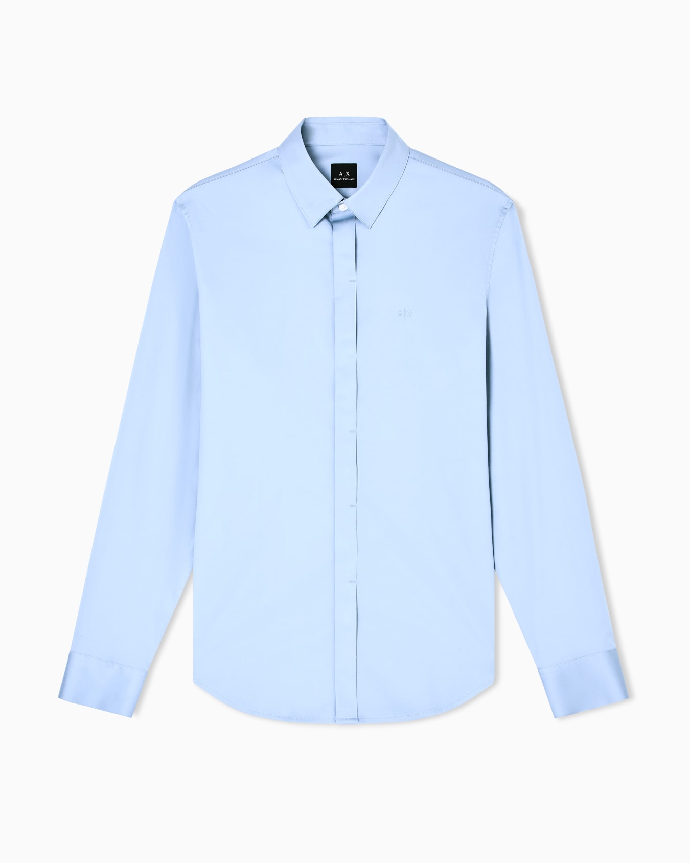 Slim fit cotton shirt Diapositiva 0