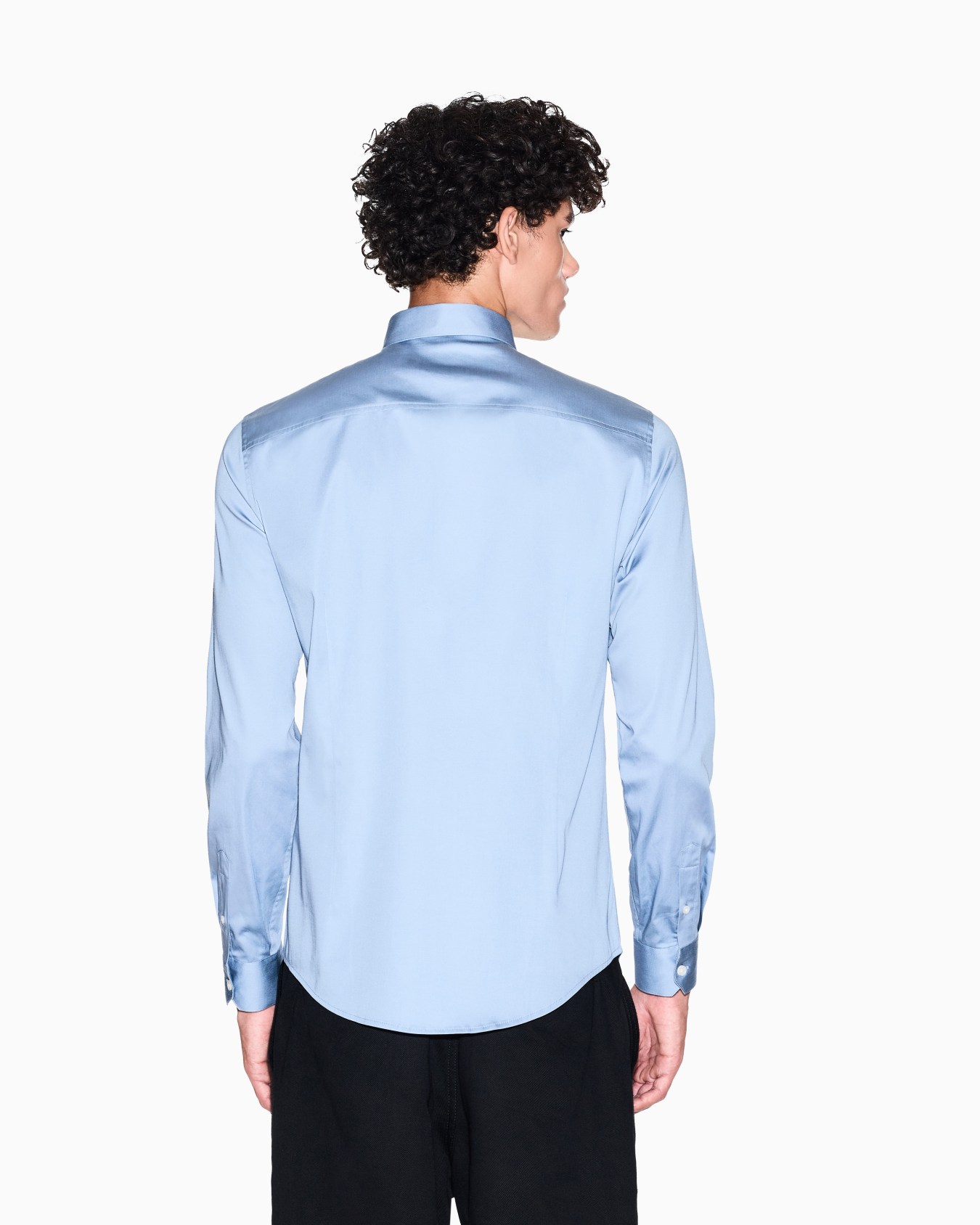 Slim fit cotton shirt Diapositiva 2