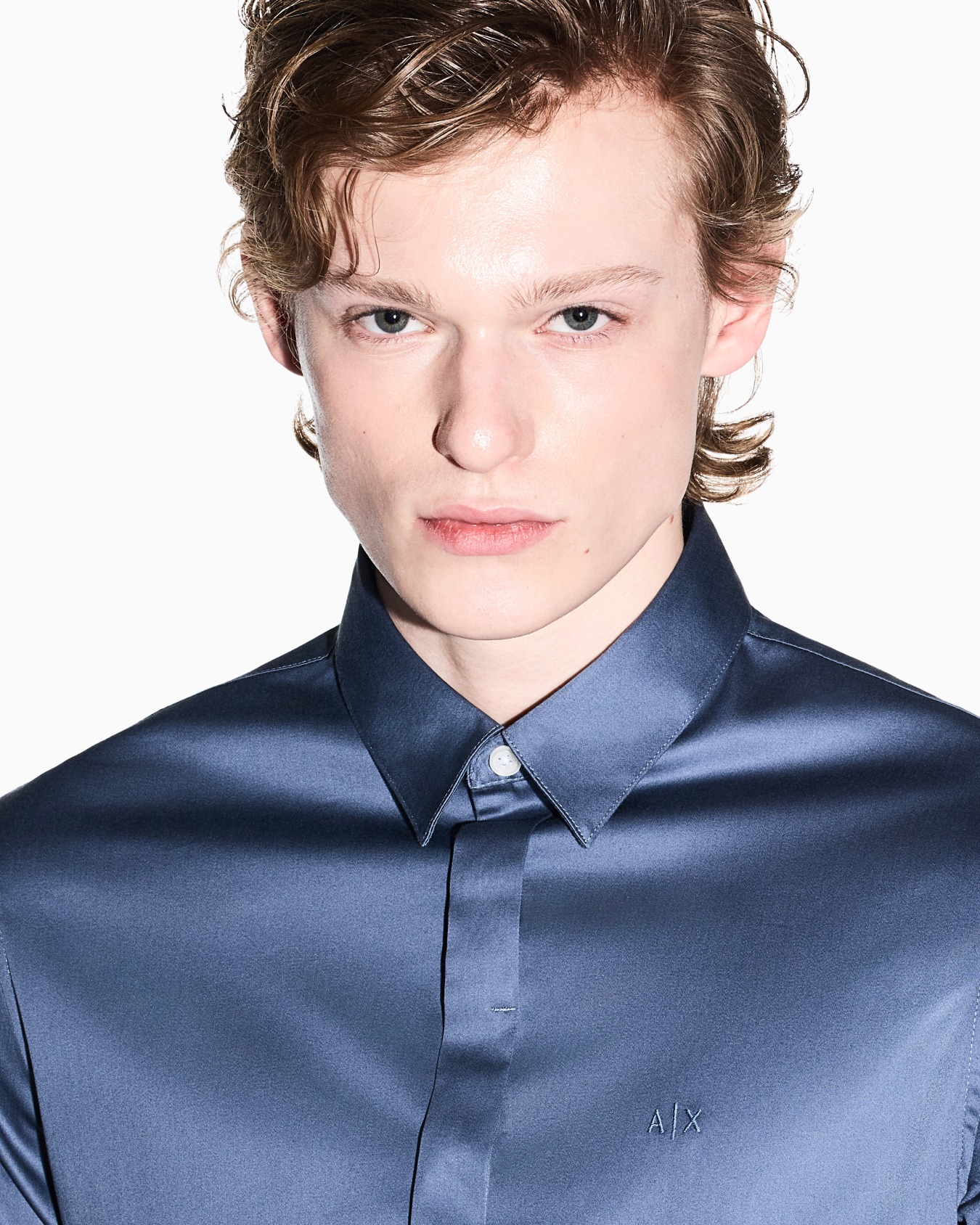 Slim fit cotton shirt Slide 4