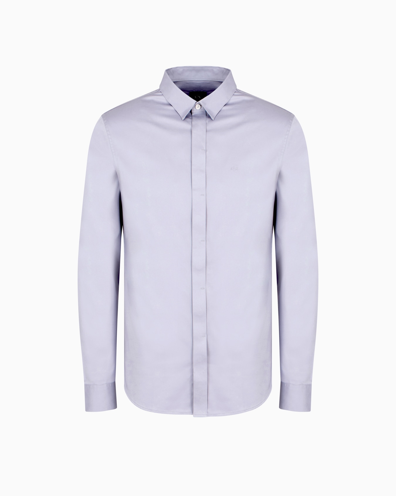 Slim fit cotton shirt Diapositiva 0