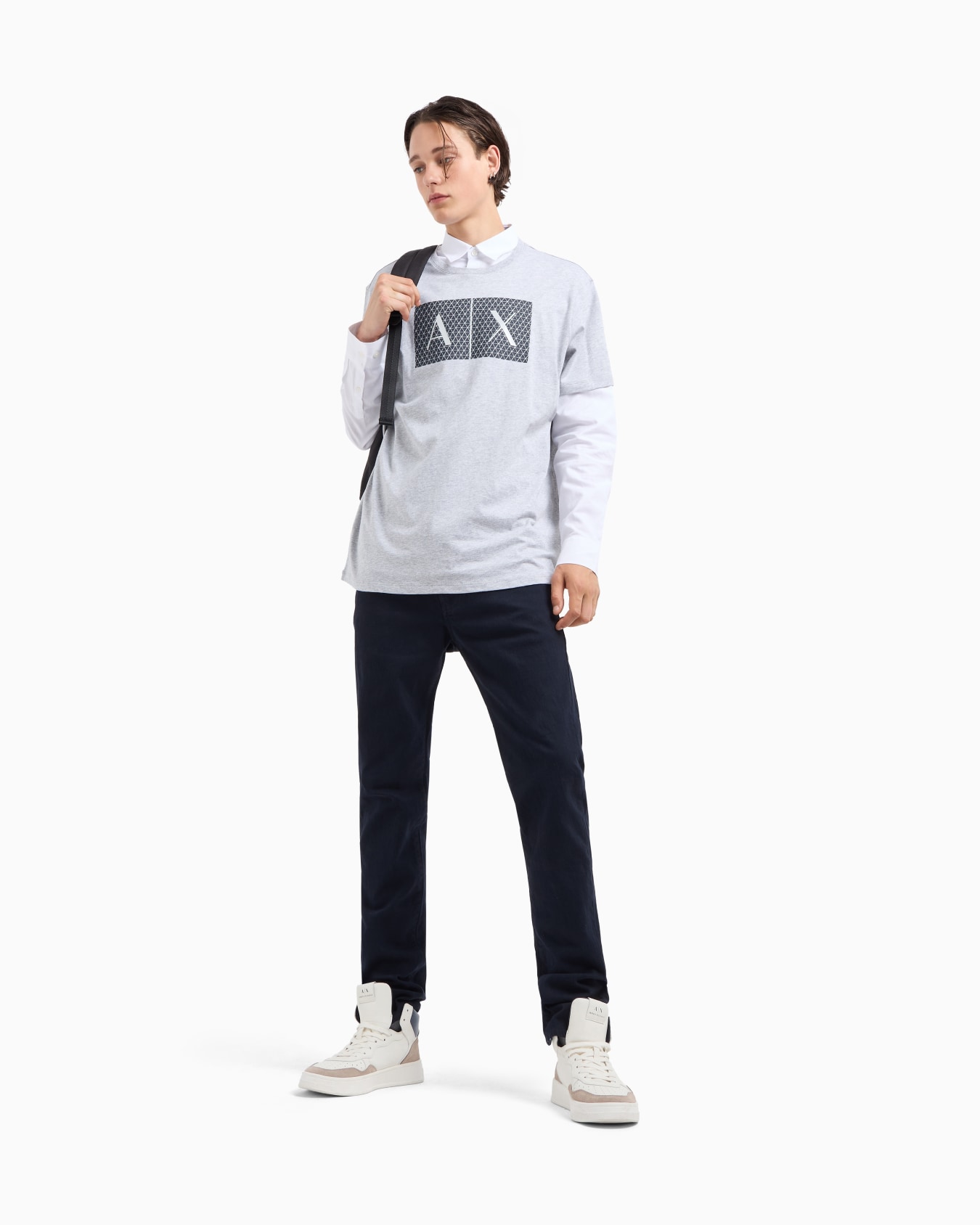 Chemise Slim Fit en piqué de coton Diapositive 1