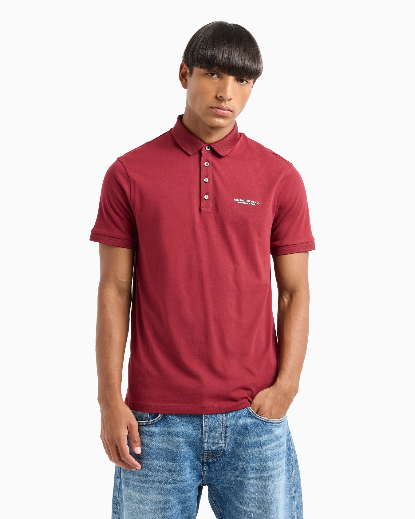 Polo en jersey Milan/New York Diapositive 1