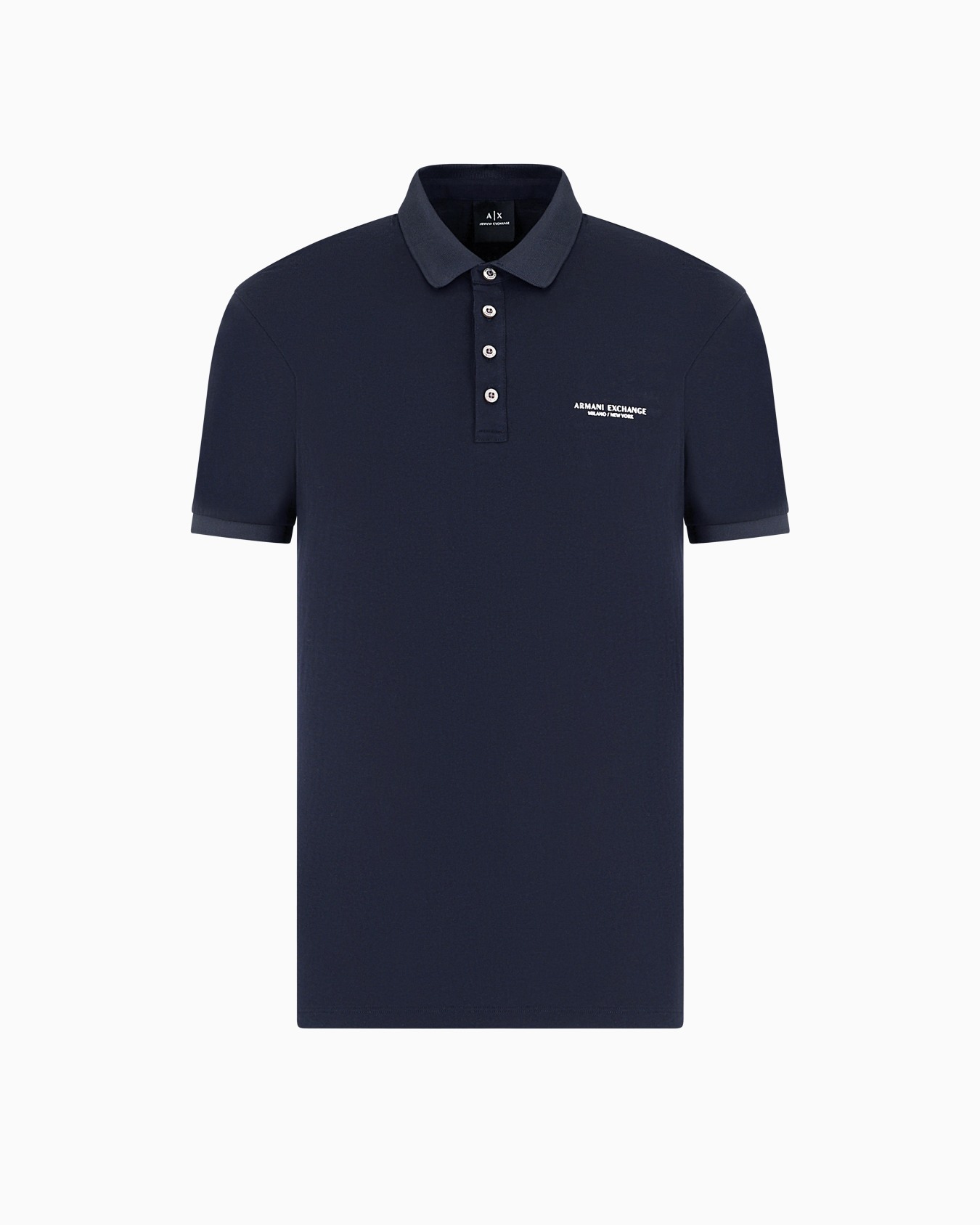 Polo shirt in Milan/New York jersey Slide 0