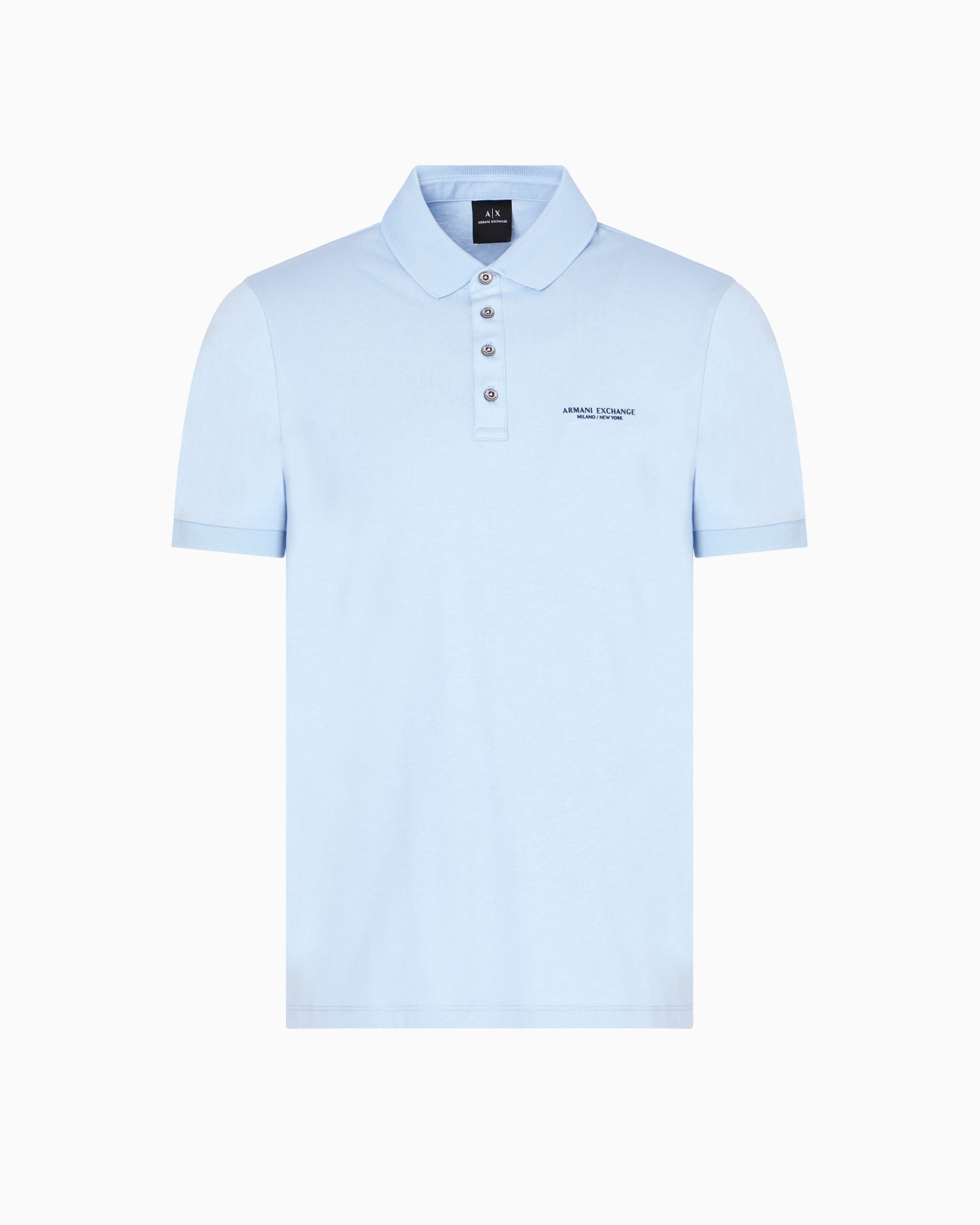 Polo shirt in Milan/New York jersey Slide 0