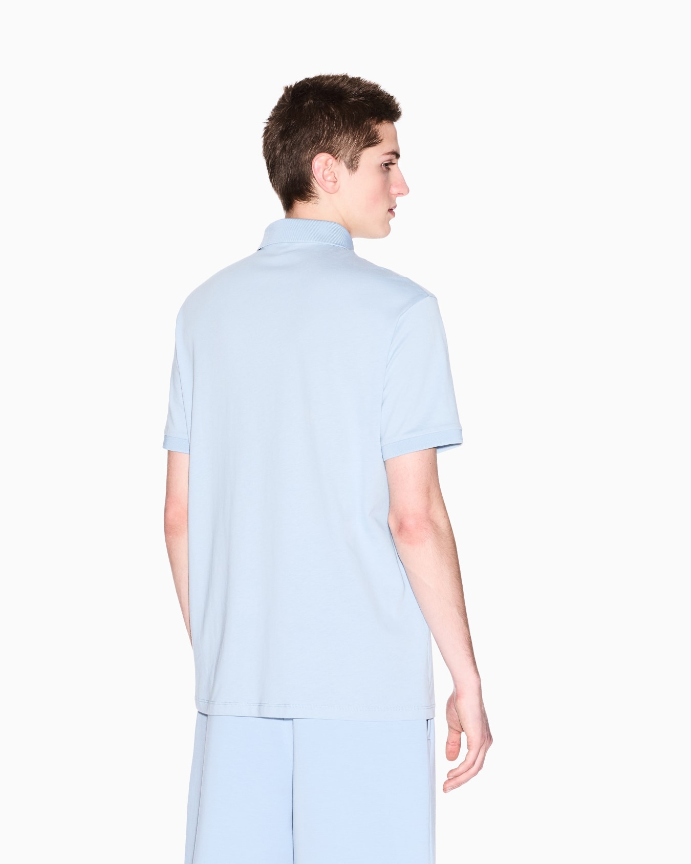 Polo shirt in Milan/New York jersey Slide 2