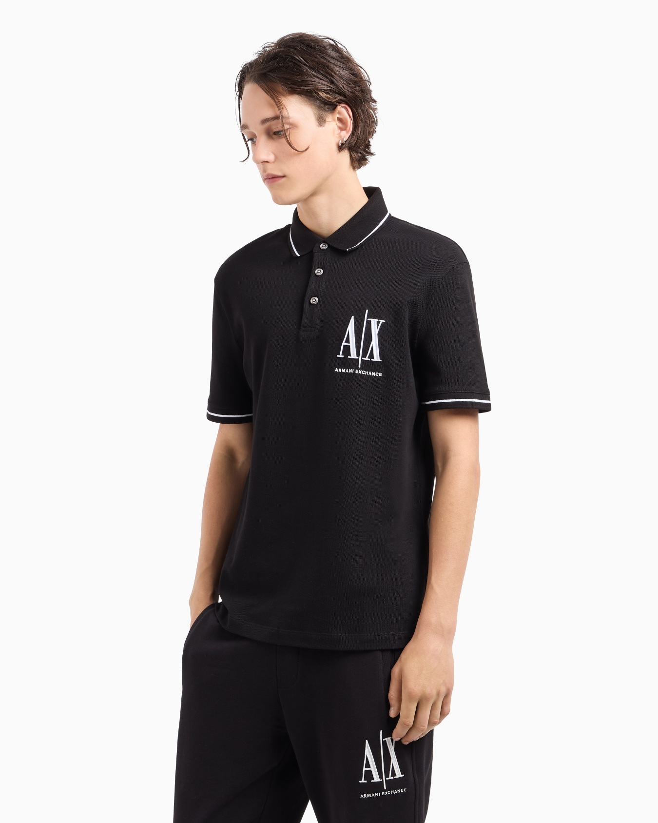 Polo regular fit de piqué Icon Project Diapositiva 1