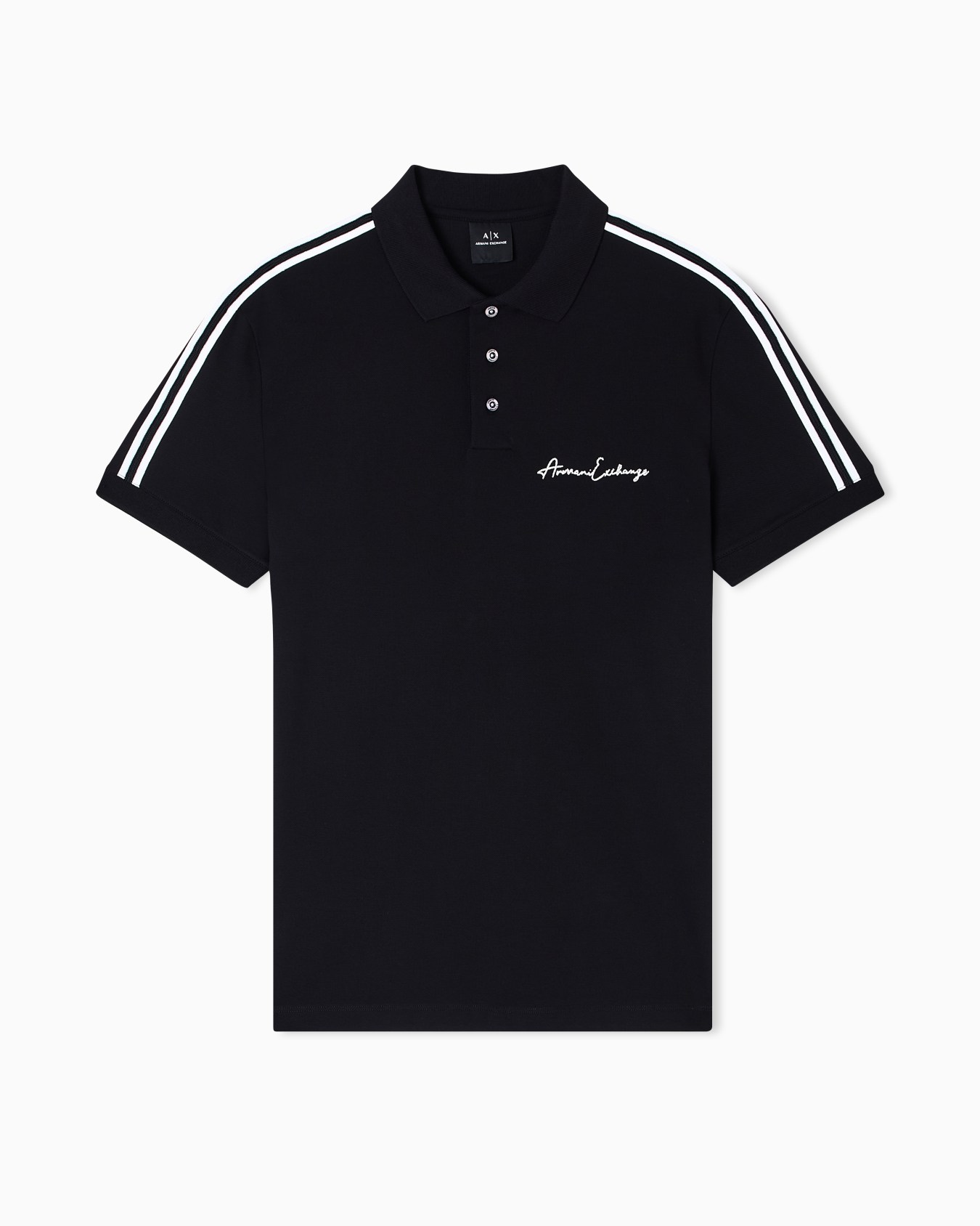 Regular fit polo shirt with Signature Logo Slide 0