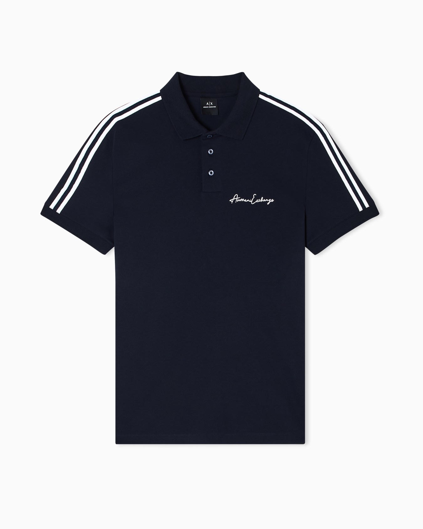 Regular fit polo shirt with Signature Logo Slide 0