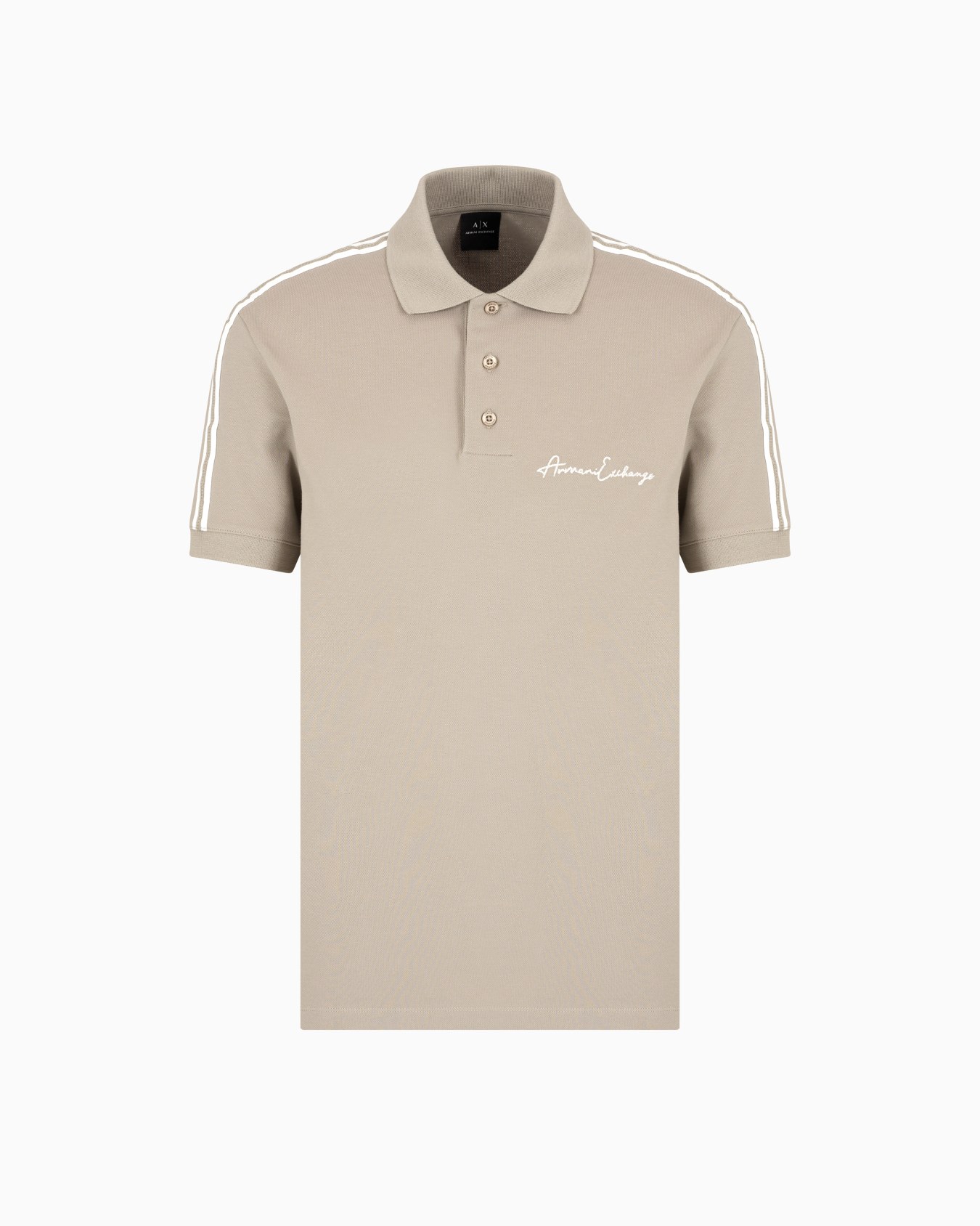 Regular fit polo shirt with Signature Logo Slide 0