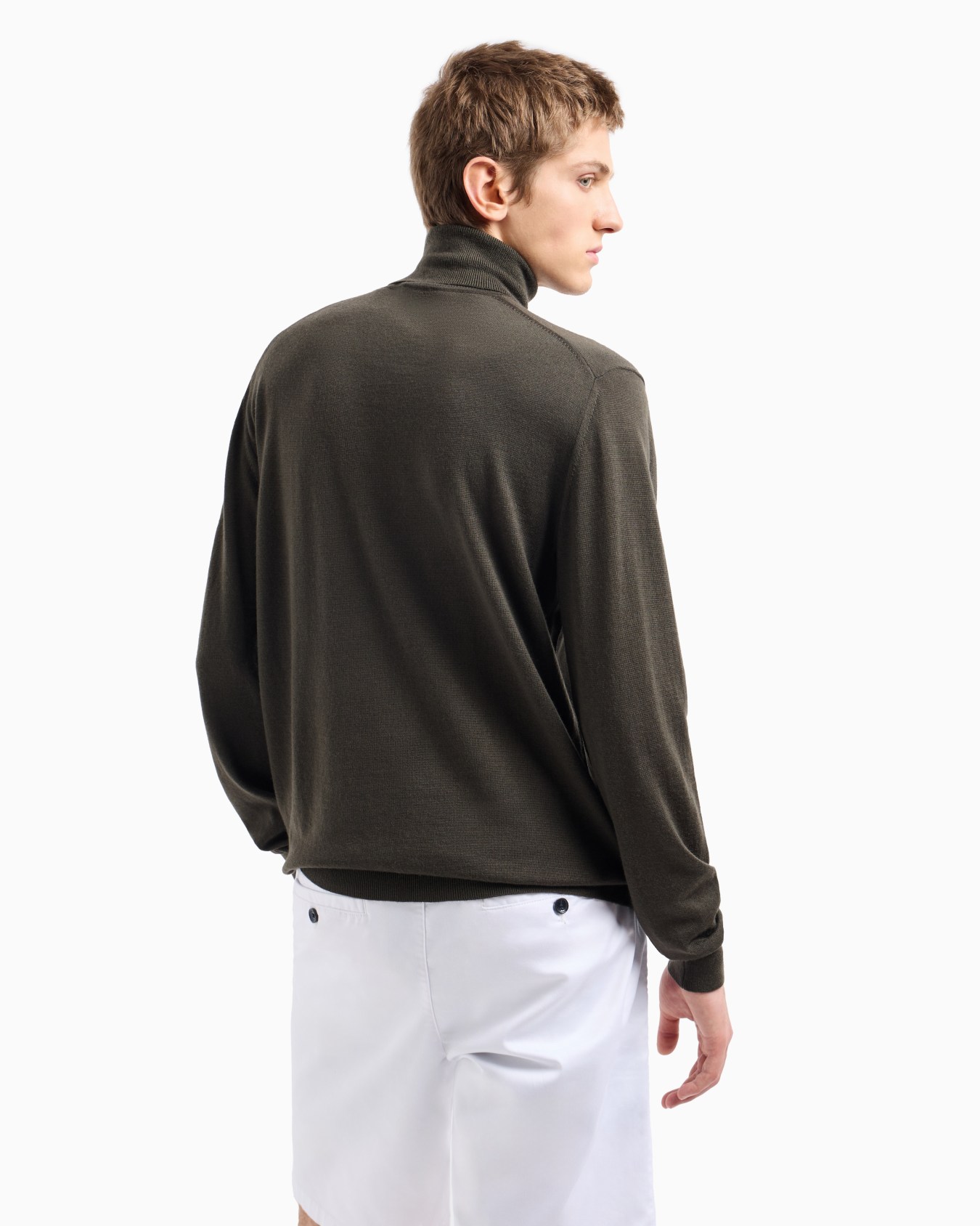 Pull col roulé en laine vierge Diapositive 2