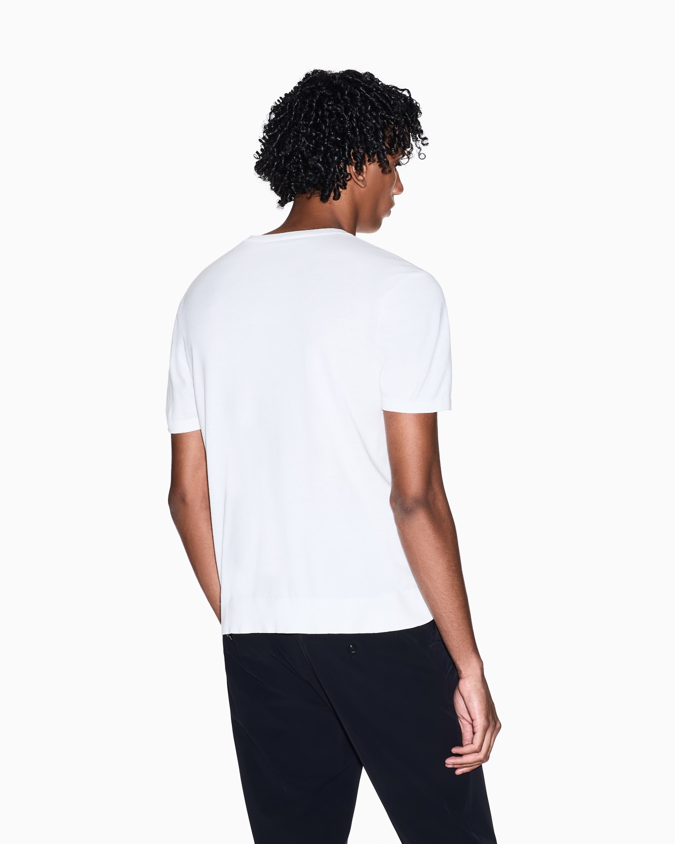  Organic Cotton Knit T-Shirt Slide 2