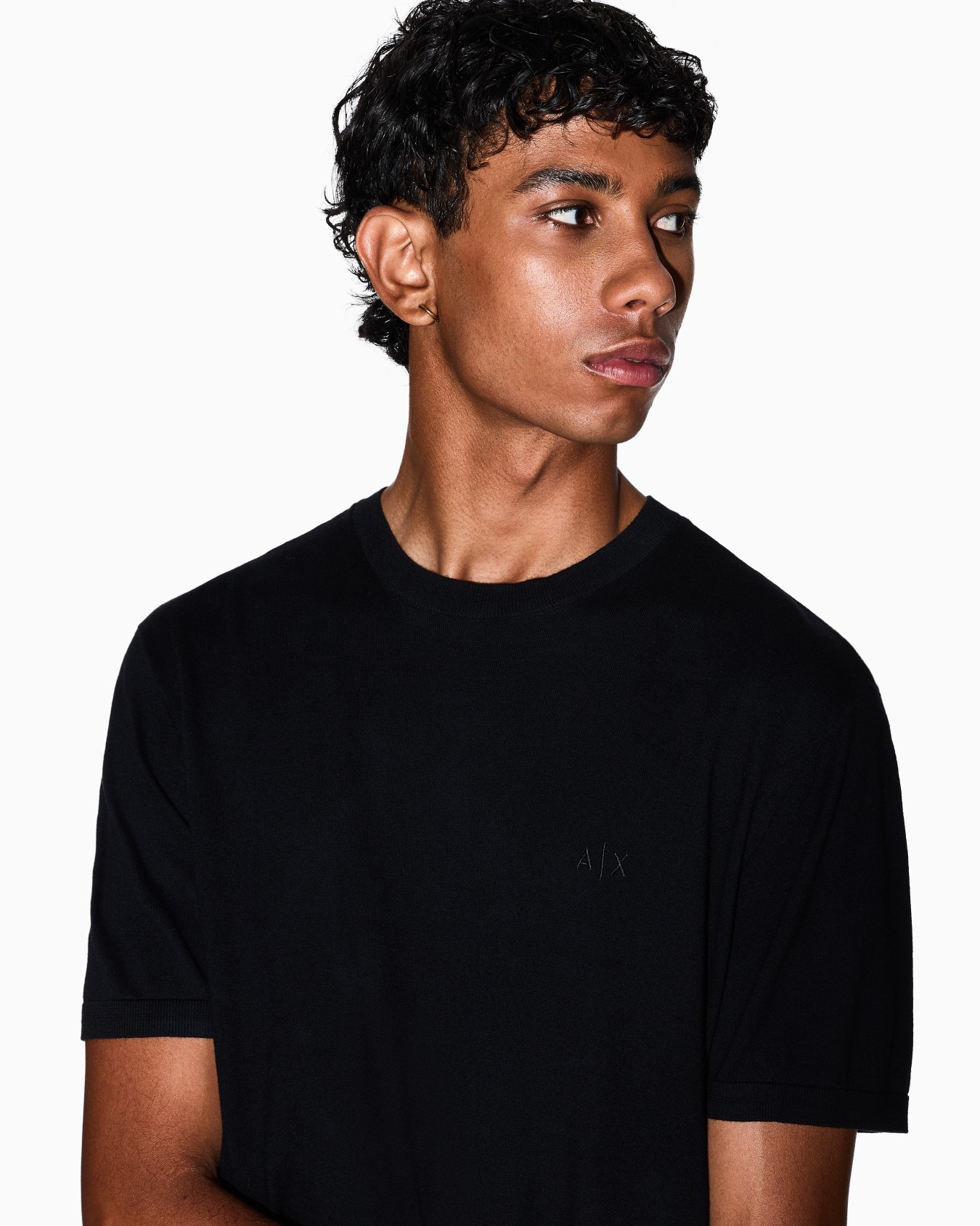 Camiseta de punto de algodón orgánico  Diapositiva 4