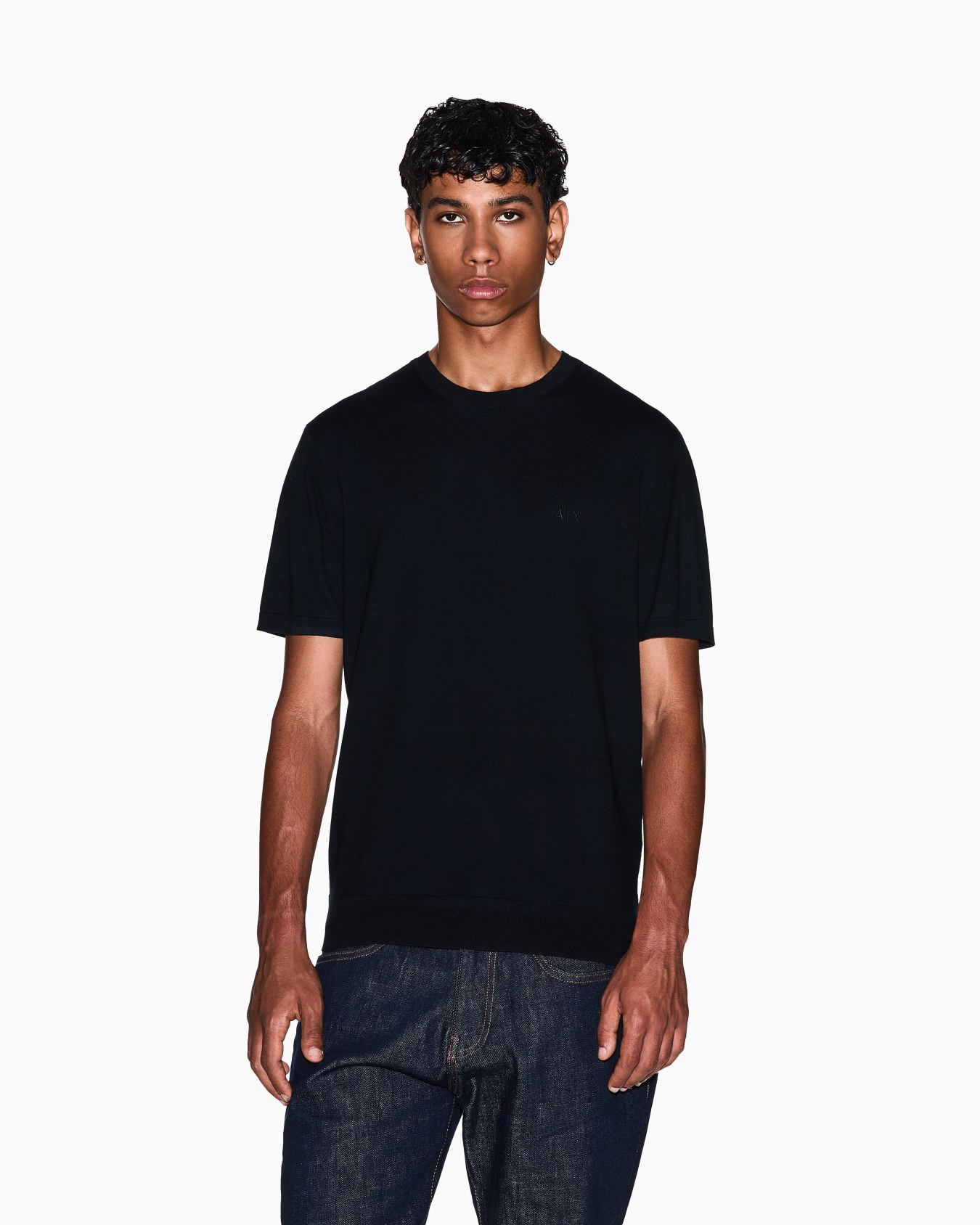  Organic Cotton Knit T-Shirt Slide 3