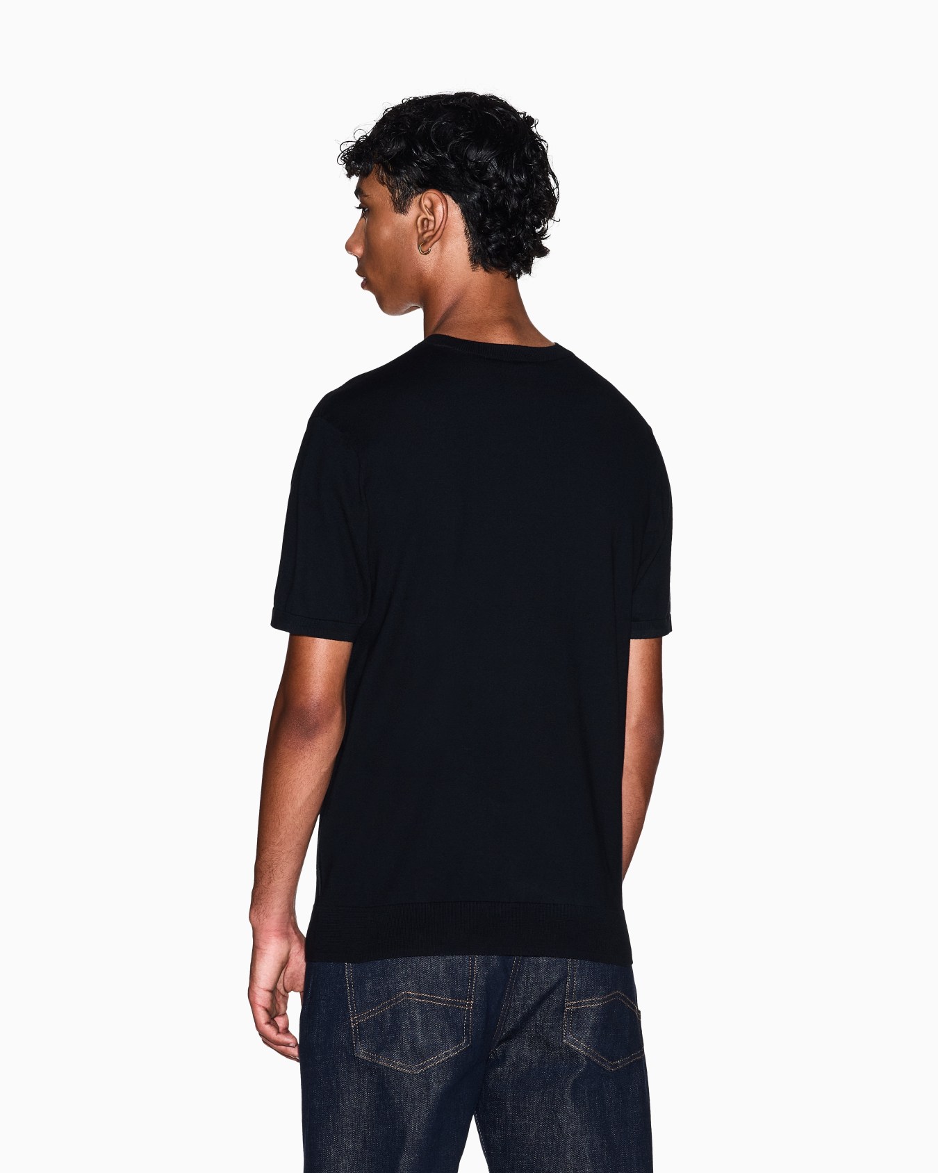 Camiseta de punto de algodón orgánico  Diapositiva 2