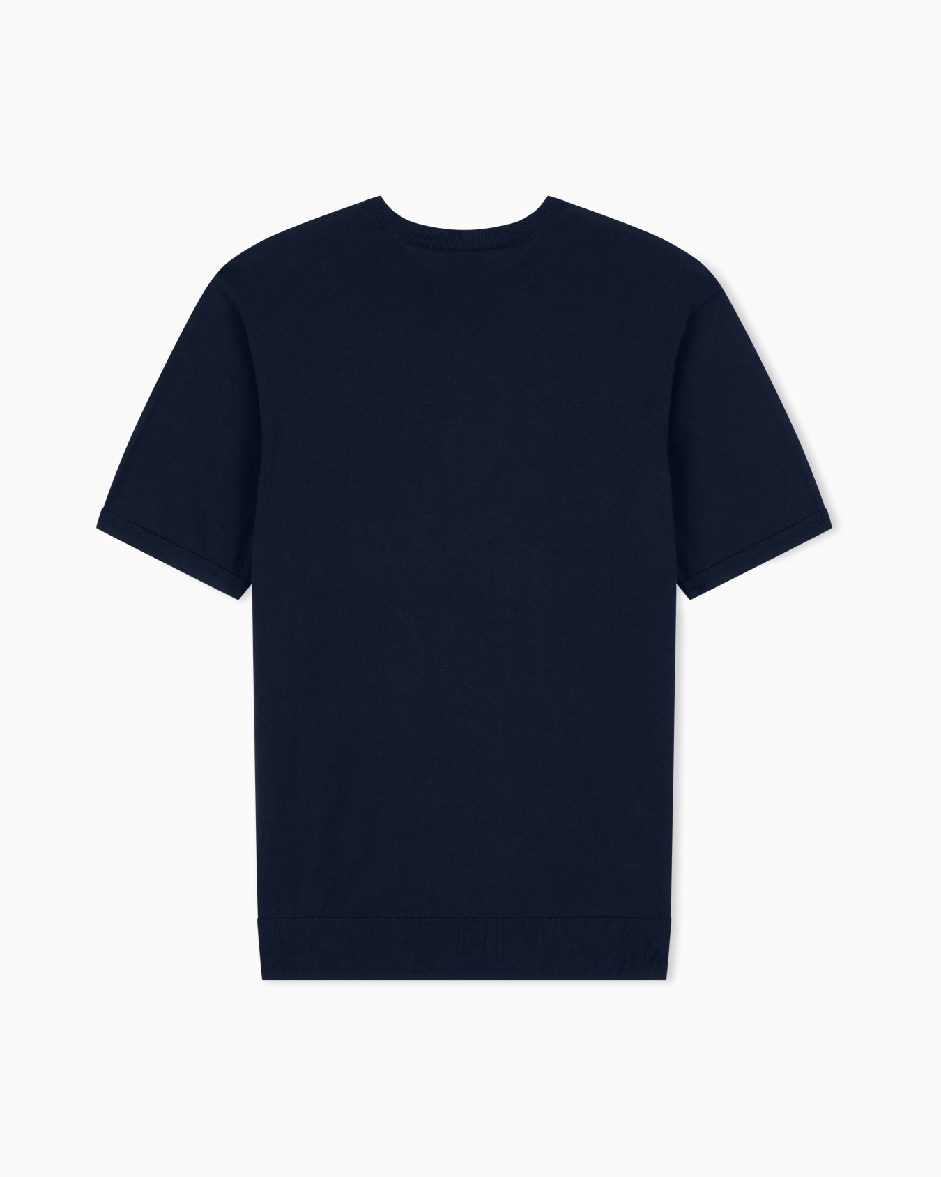 Organic shirt in cotton with a cut-out  Slide 2