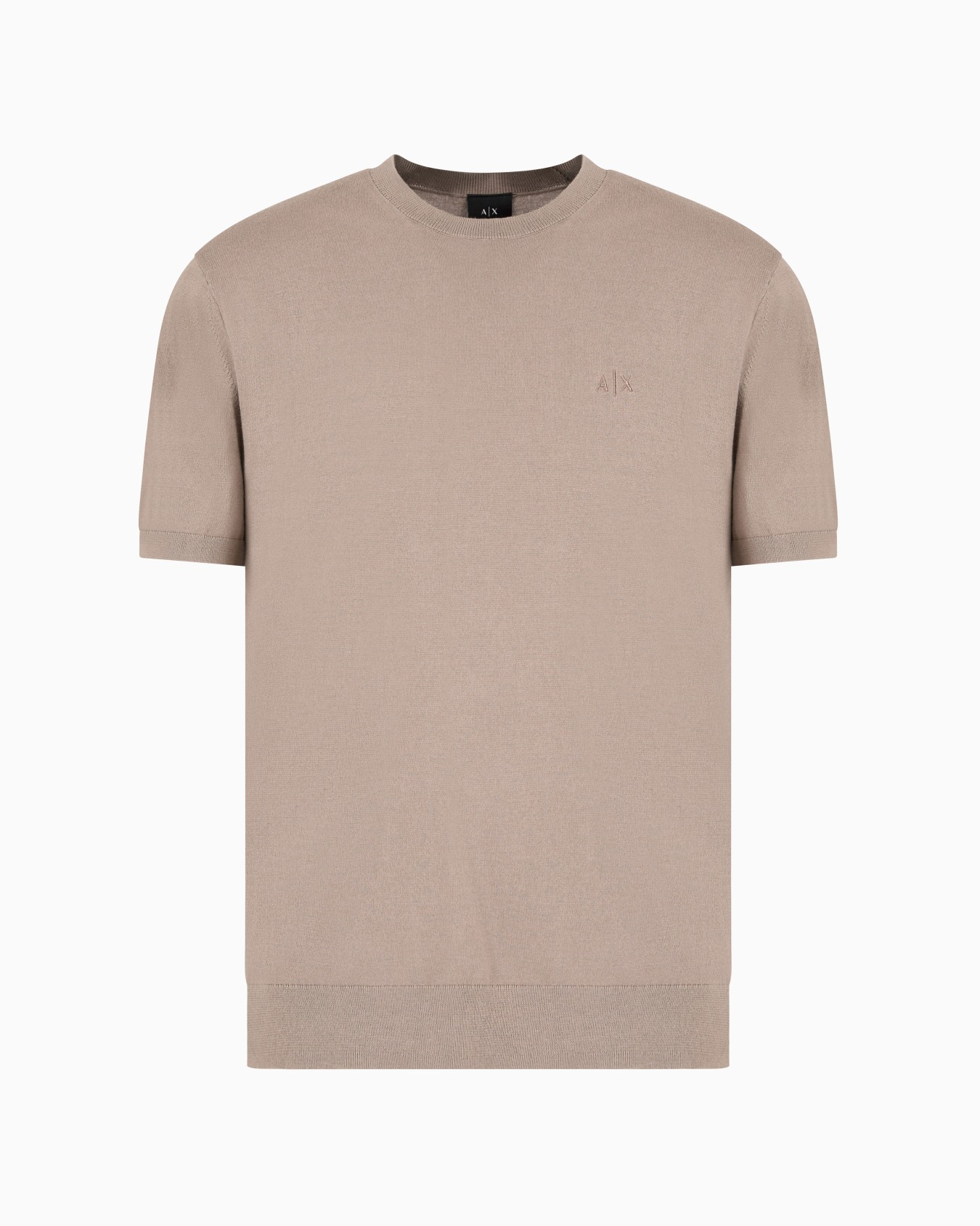 T-shirt in maglia di cotone organico  Slide 0