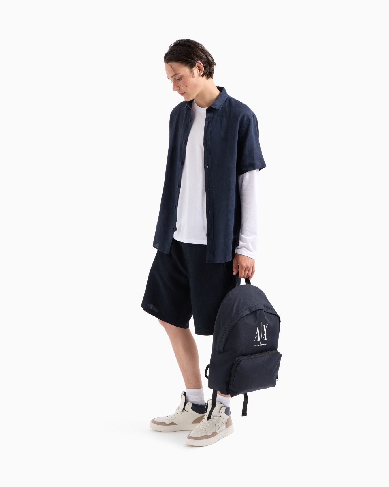 Pima Cotton Long Sleeve T-Shirt Slide 1
