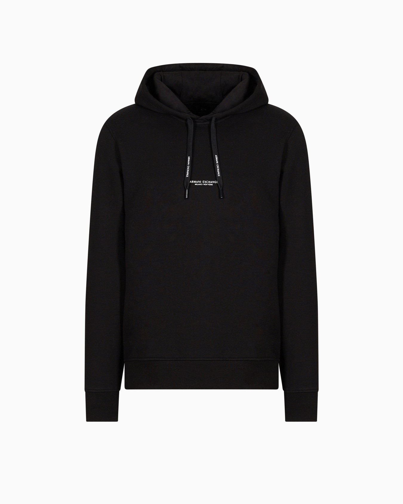 French Terry Cotton Hoodie with Logo Slide 0
