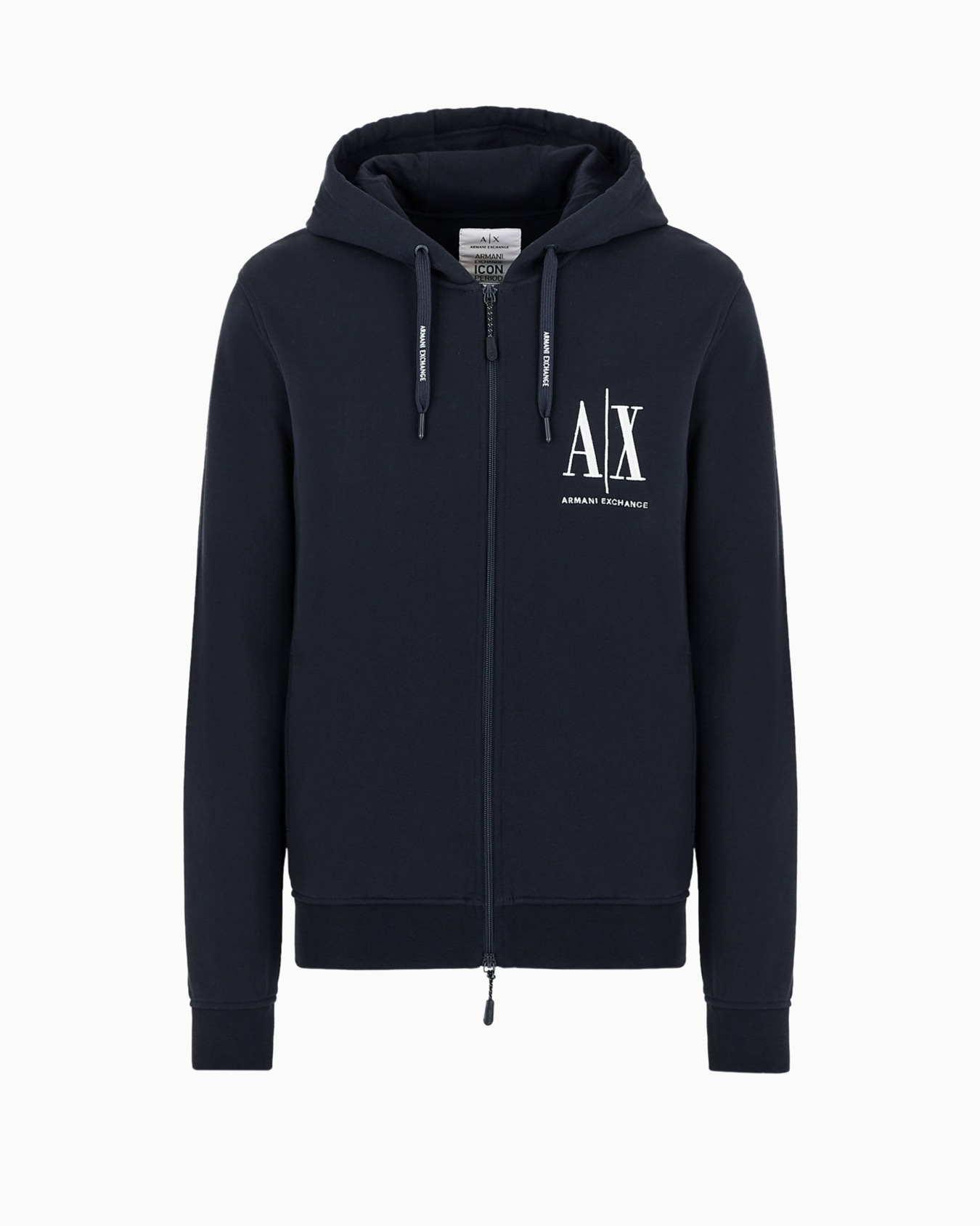 Stretch fabric zip-up sweatshirt Slide 0