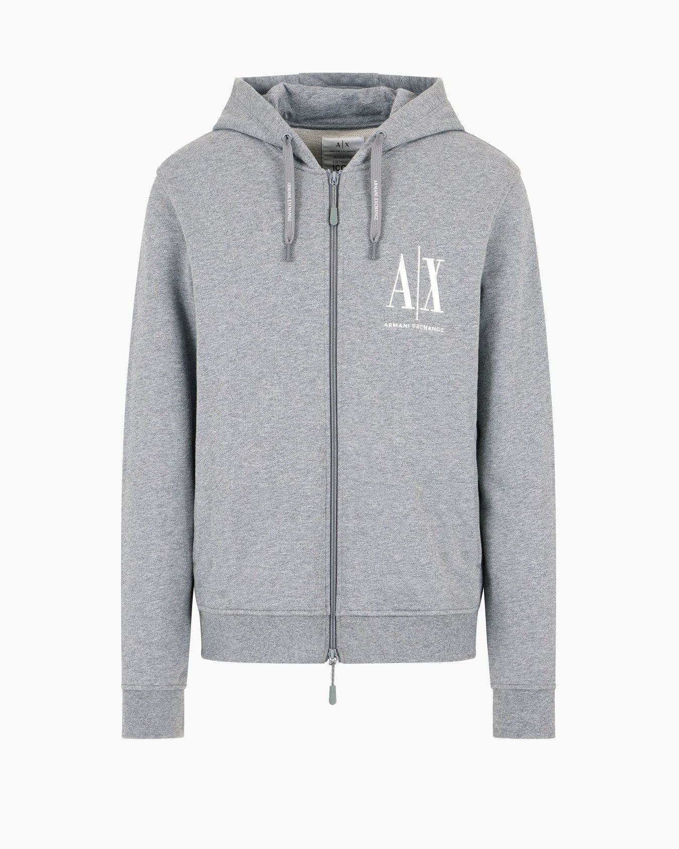 Stretch fabric zip-up sweatshirt Slide 0