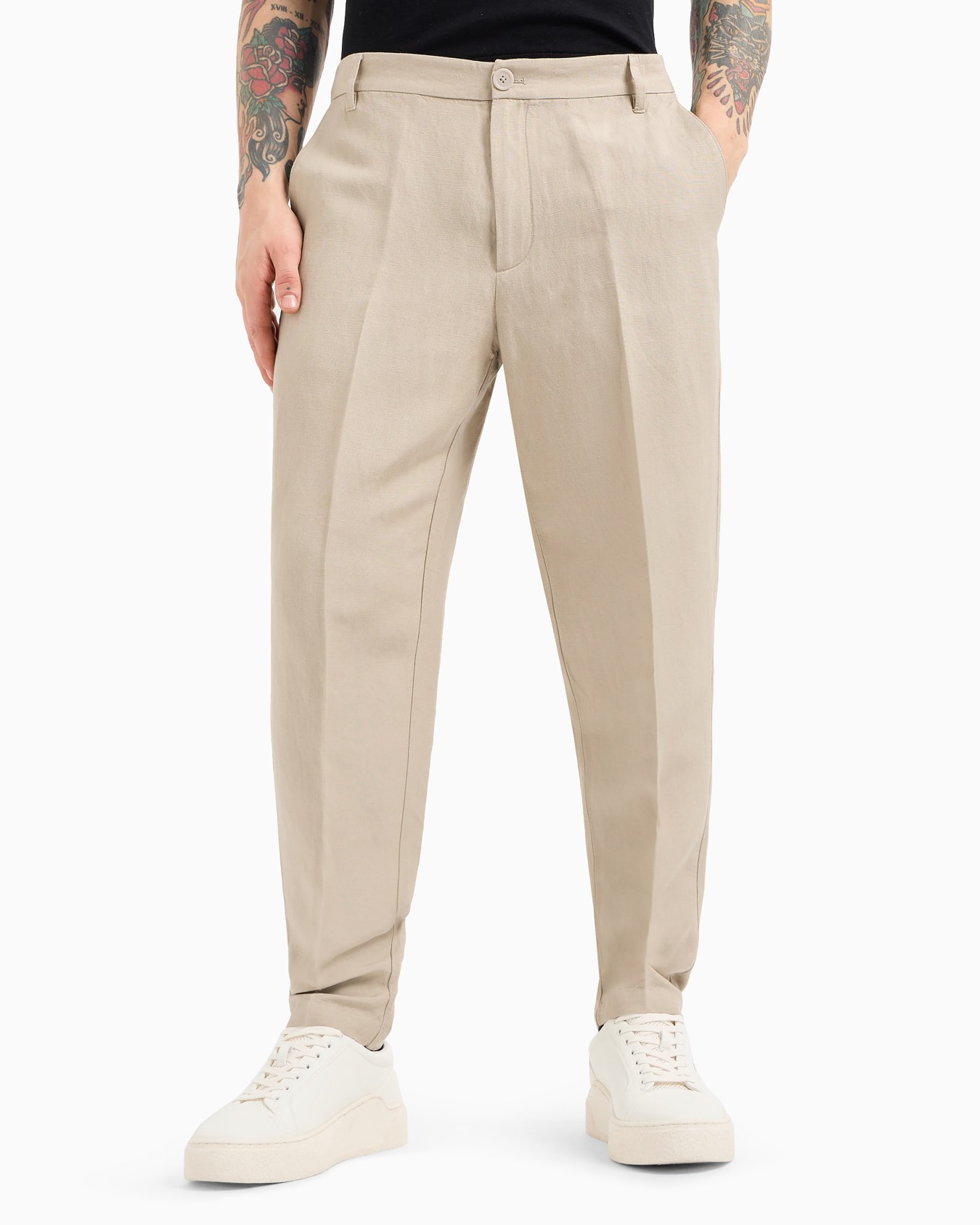 Poplin chino trousers Slide 3