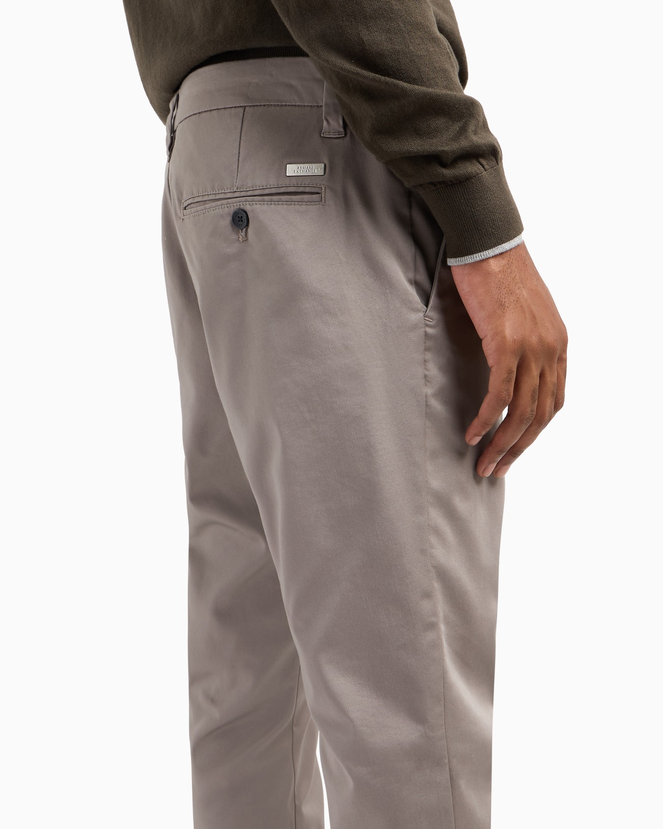 Pantalón chino de popelina de algodón Diapositiva 4