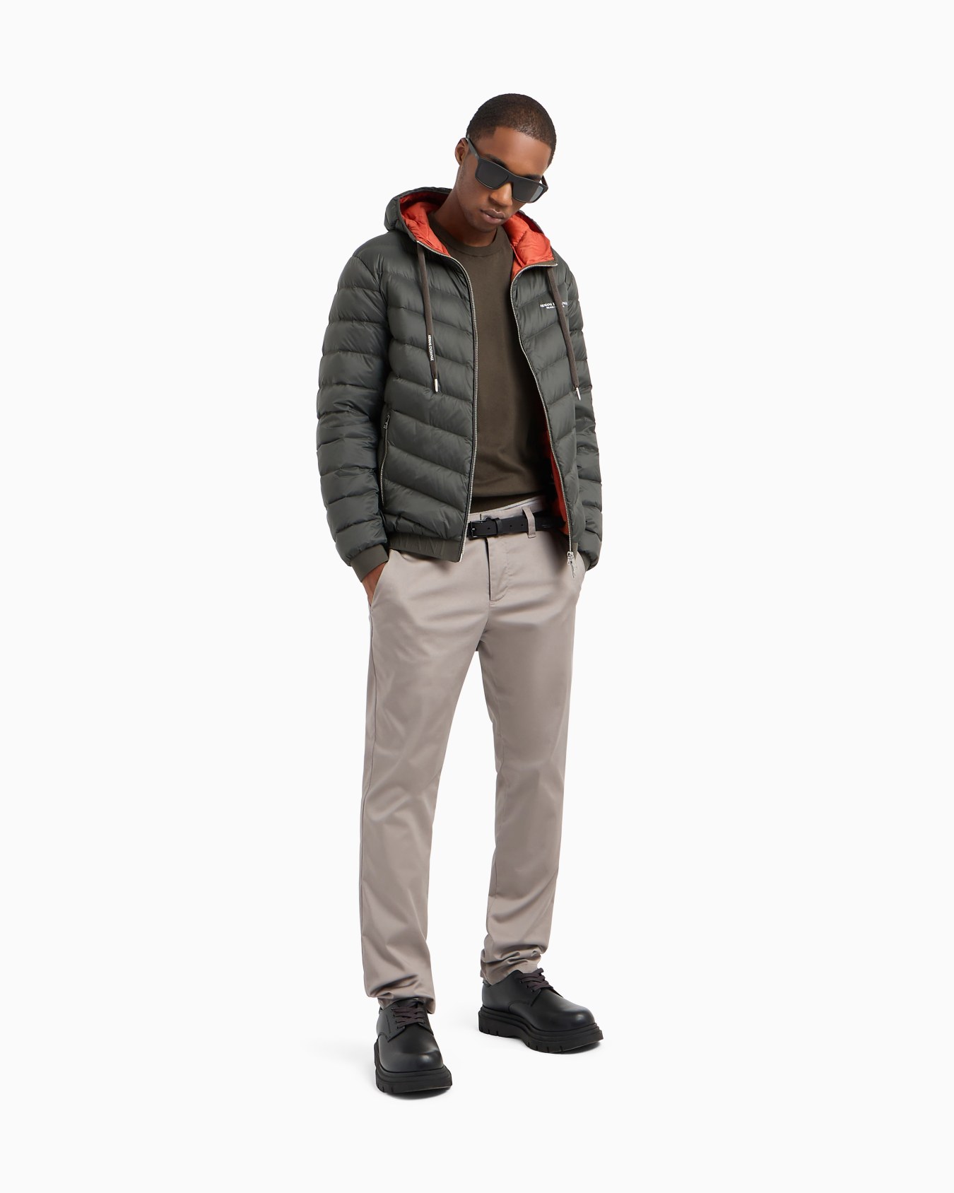 Pantalón chino de popelina de algodón Diapositiva 1
