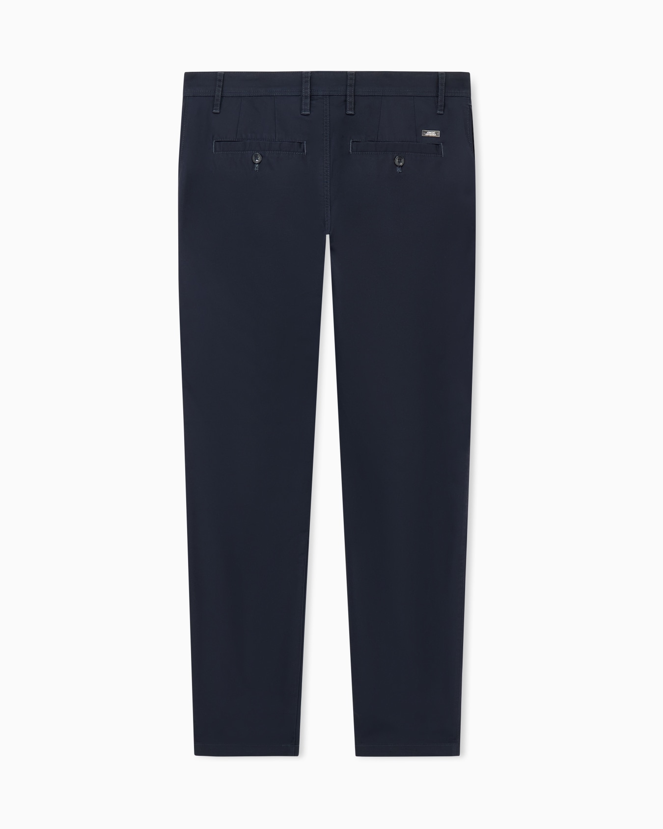 Regular fit gabardine trousers Slide 2