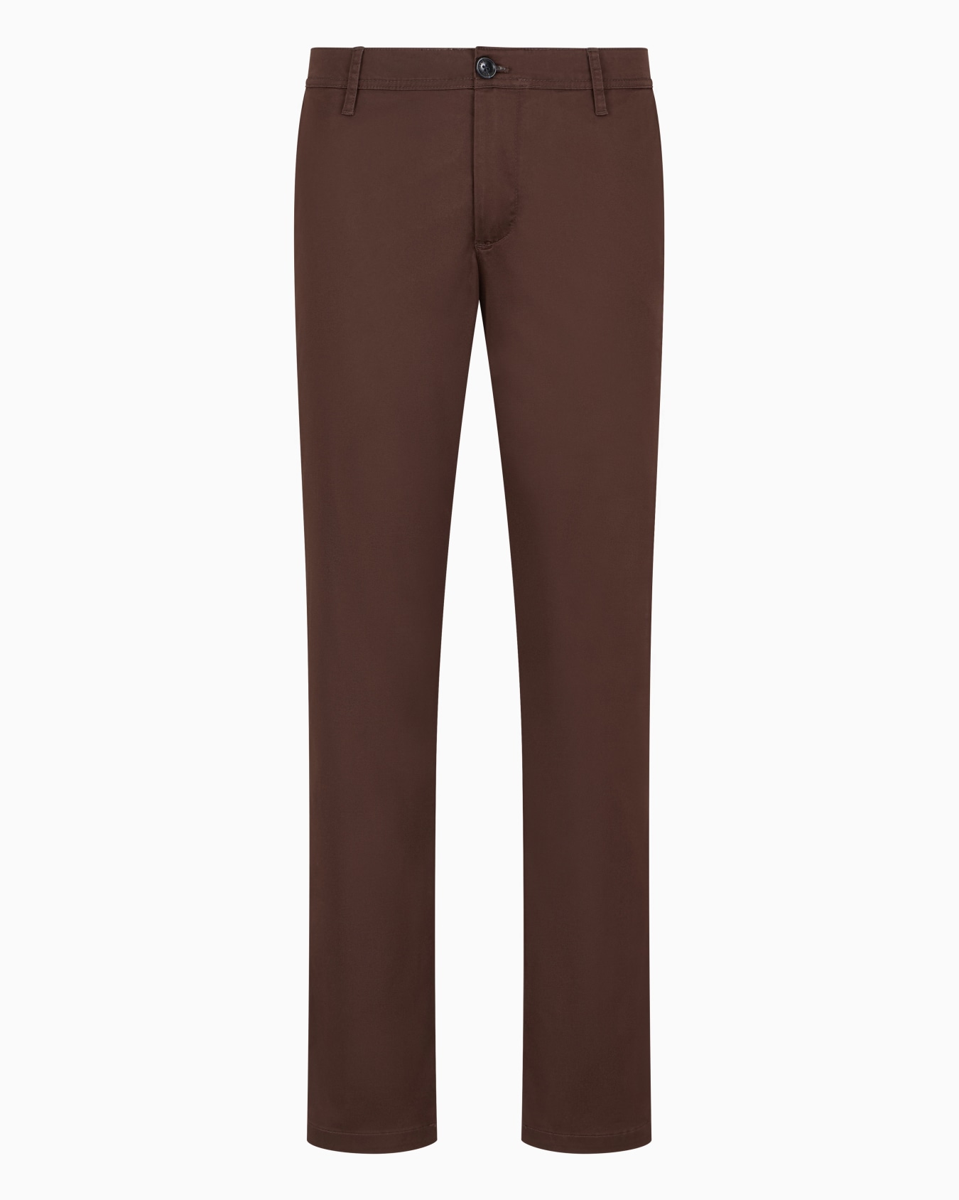 Regular fit gabardine trousers Slide 0