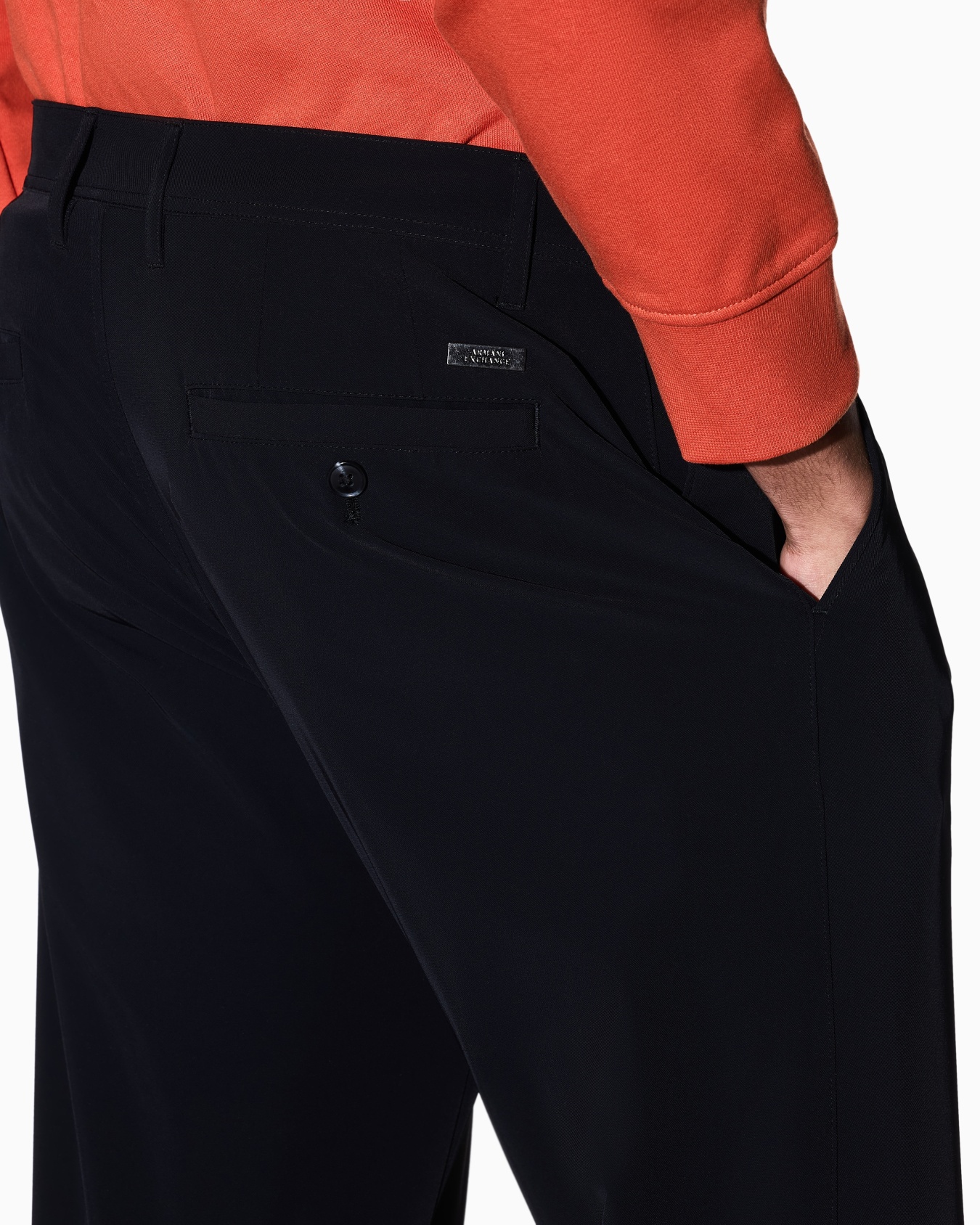Slim fit trousers in ultra stretch twill Slide 4