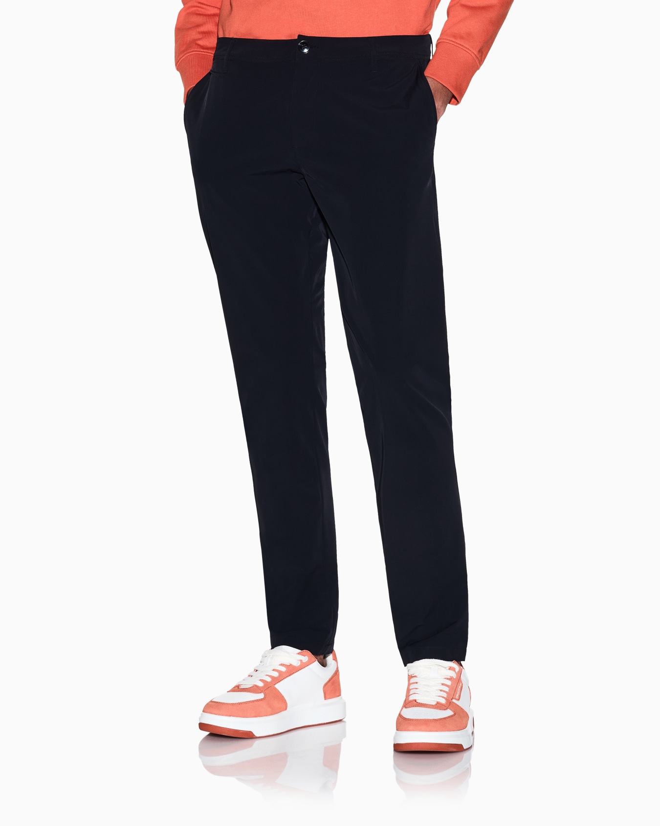  Pantalones clásicos de sarga ultra elástica Diapositiva 3