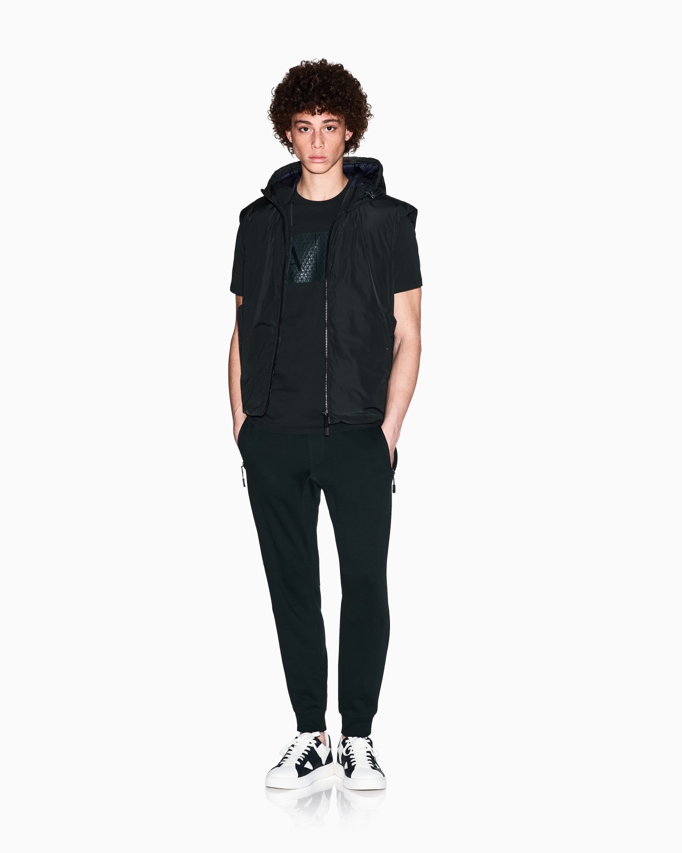 Pantalón jogger de felpa de algodón Diapositiva 1
