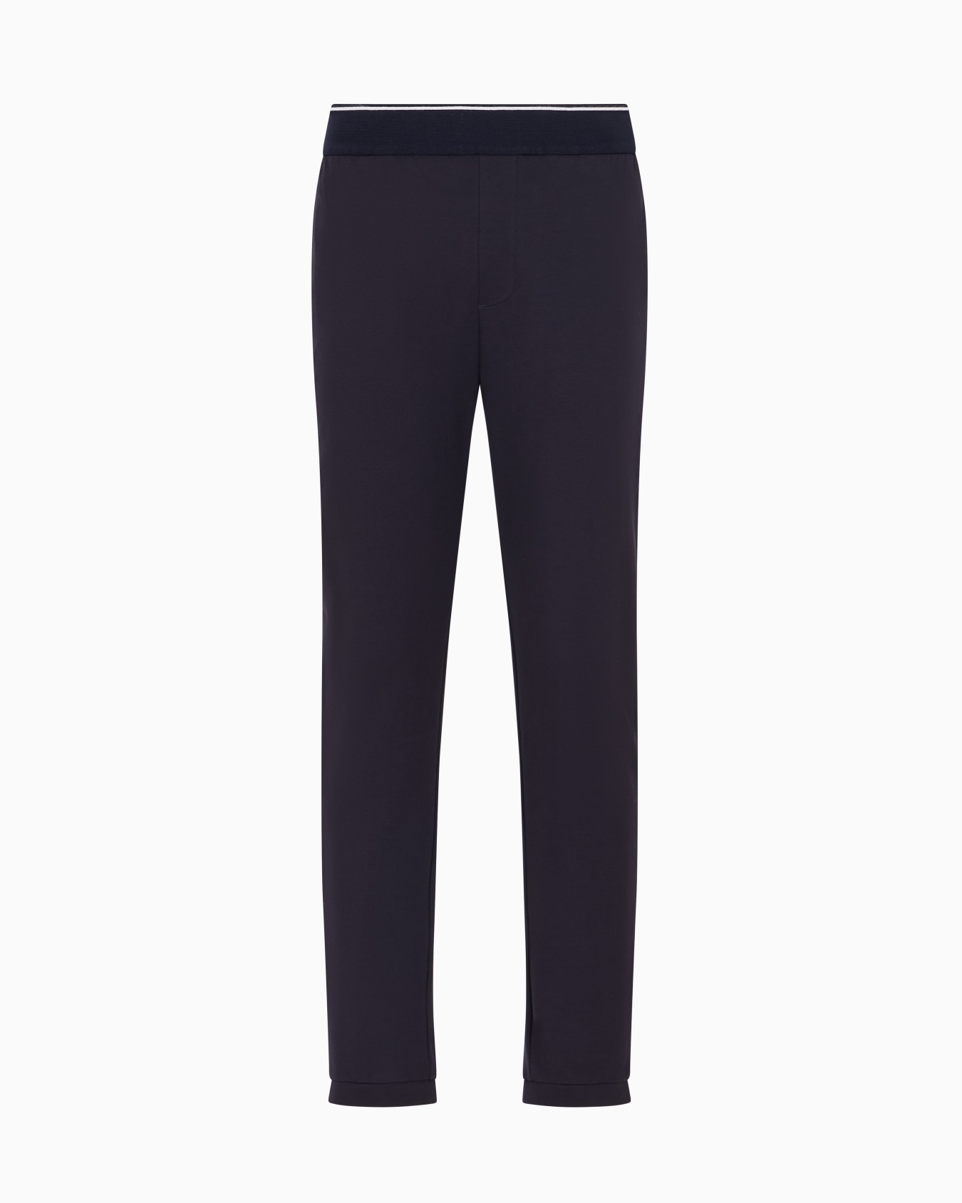 Soft yarn jogger pants with logo Slide 0