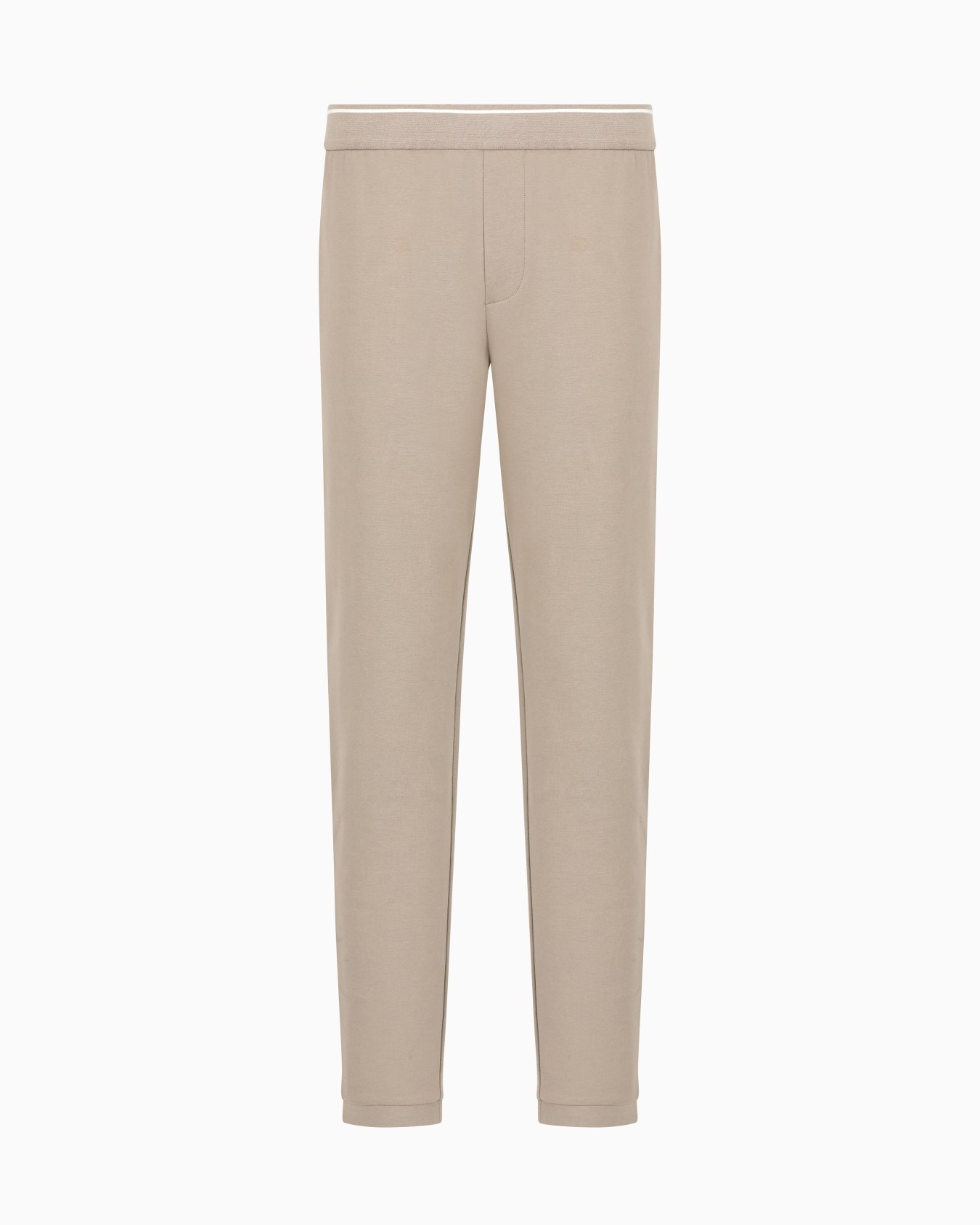 Soft yarn jogger pants with logo Slide 0