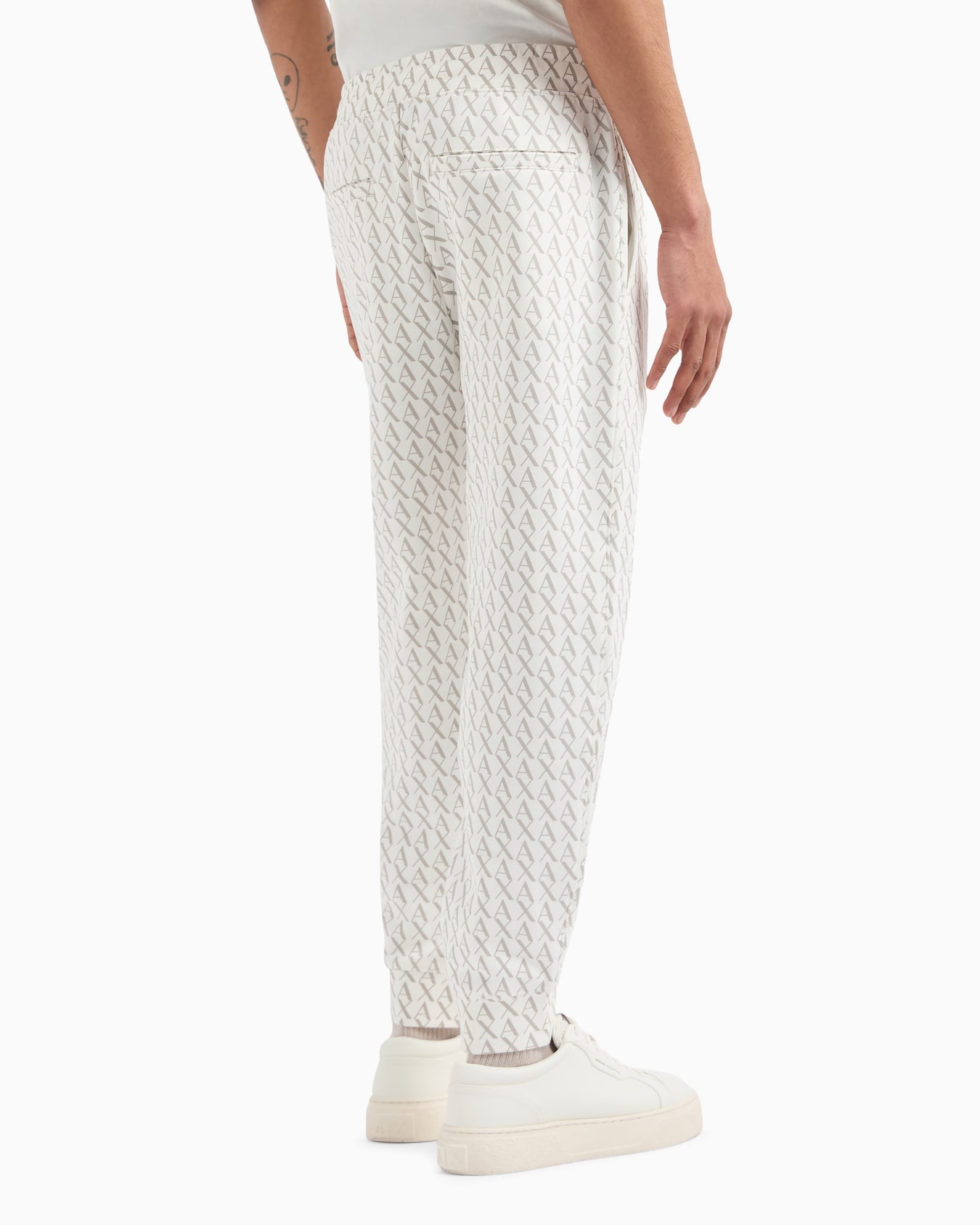 Pantalon de jogging en tissu à motif logo all-over Diapositive 2