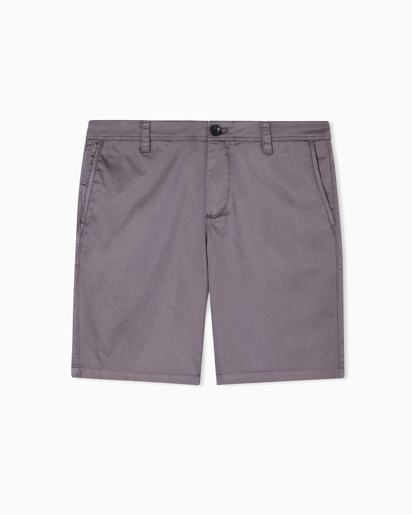 Bermuda shorts in satin stretch fabric Slide 0