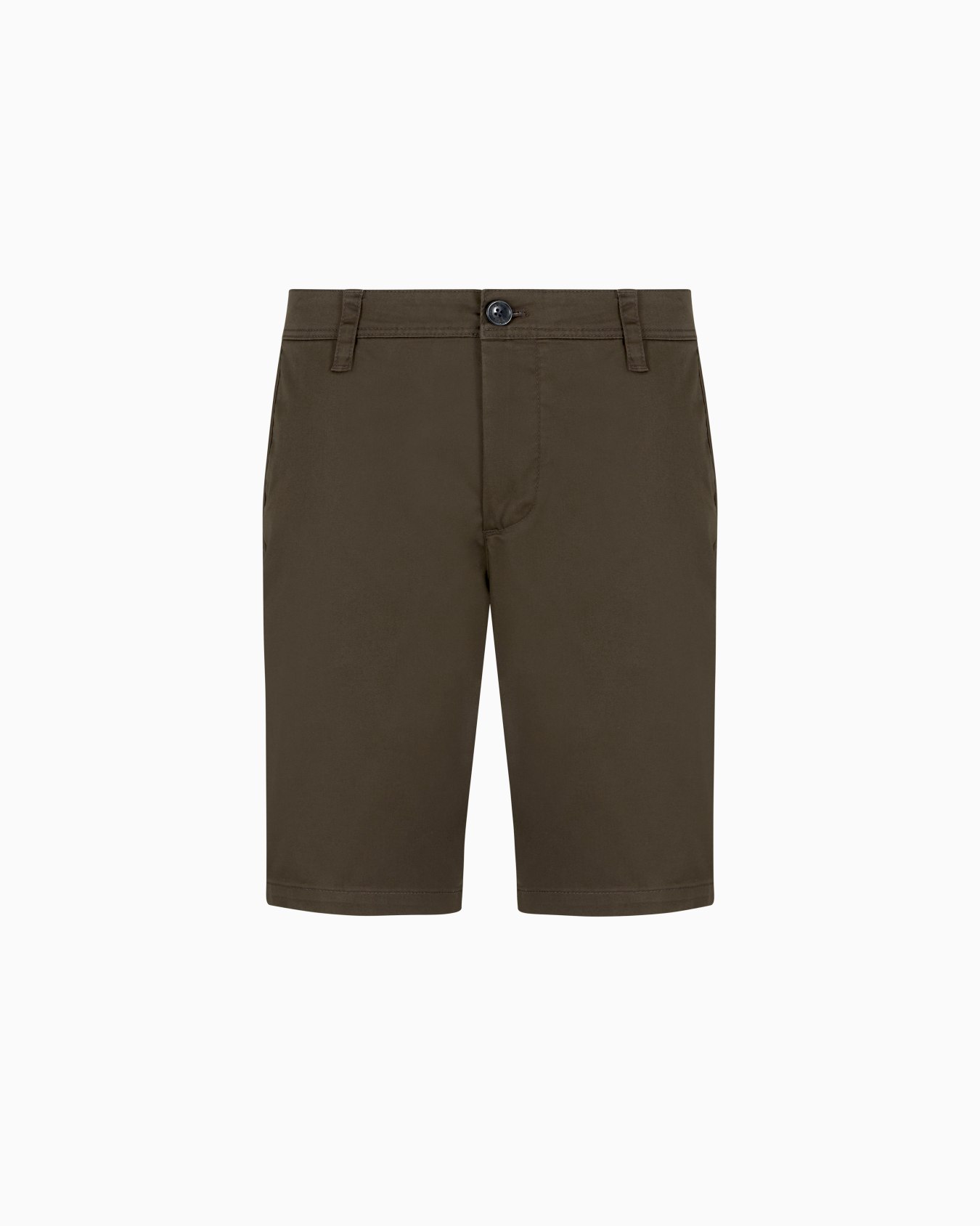 Bermuda shorts in satin stretch fabric Slide 0