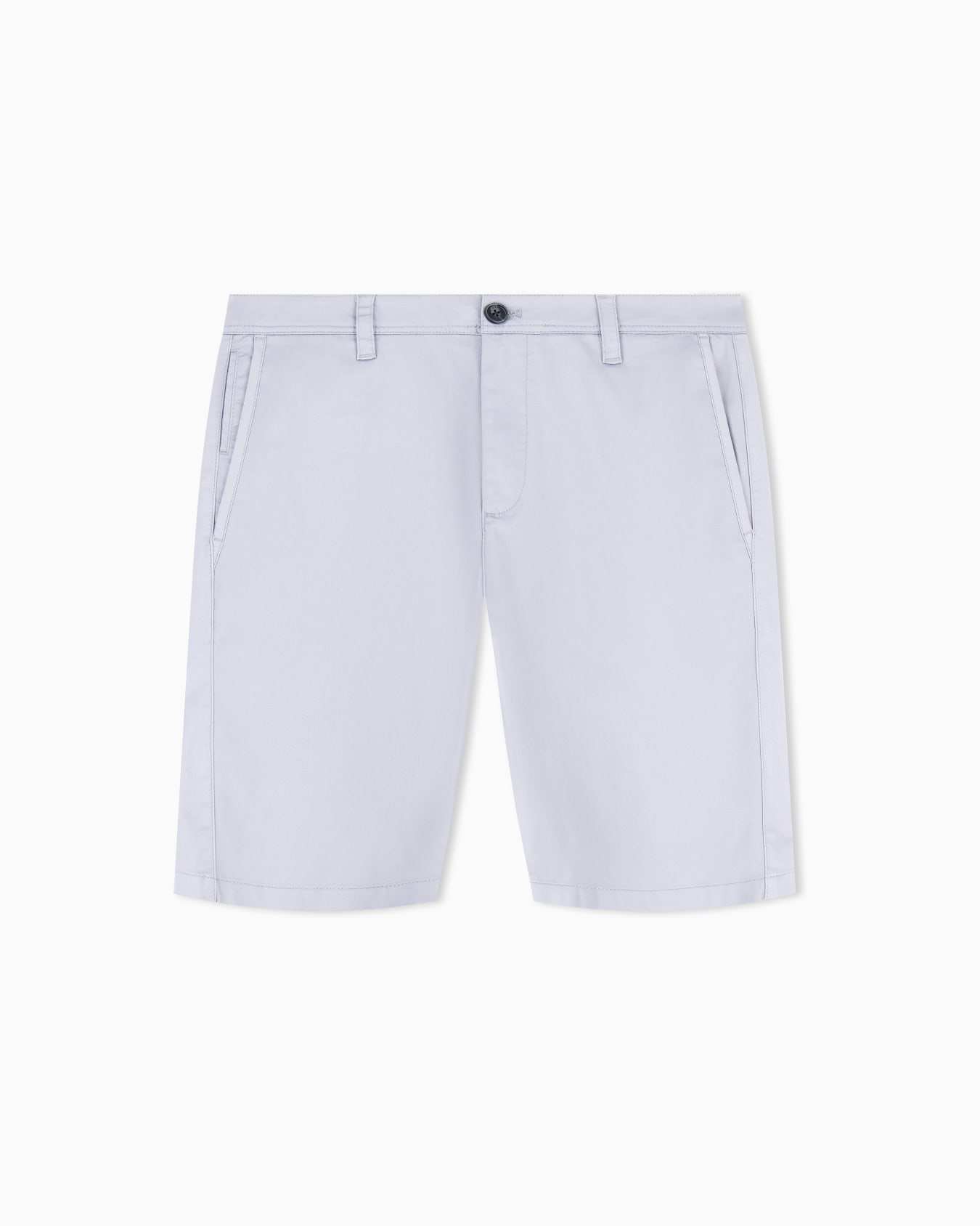 Bermuda shorts in stretch cotton satin Slide 0