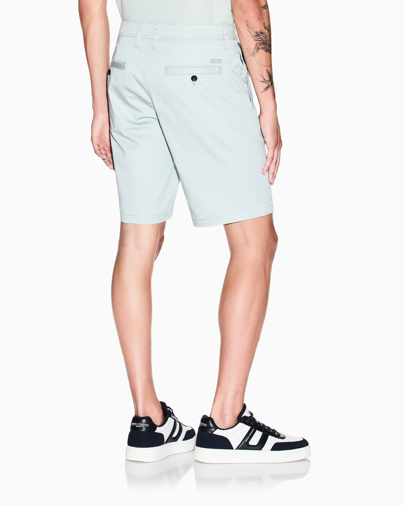 Bermuda shorts in satin stretch fabric Slide 2