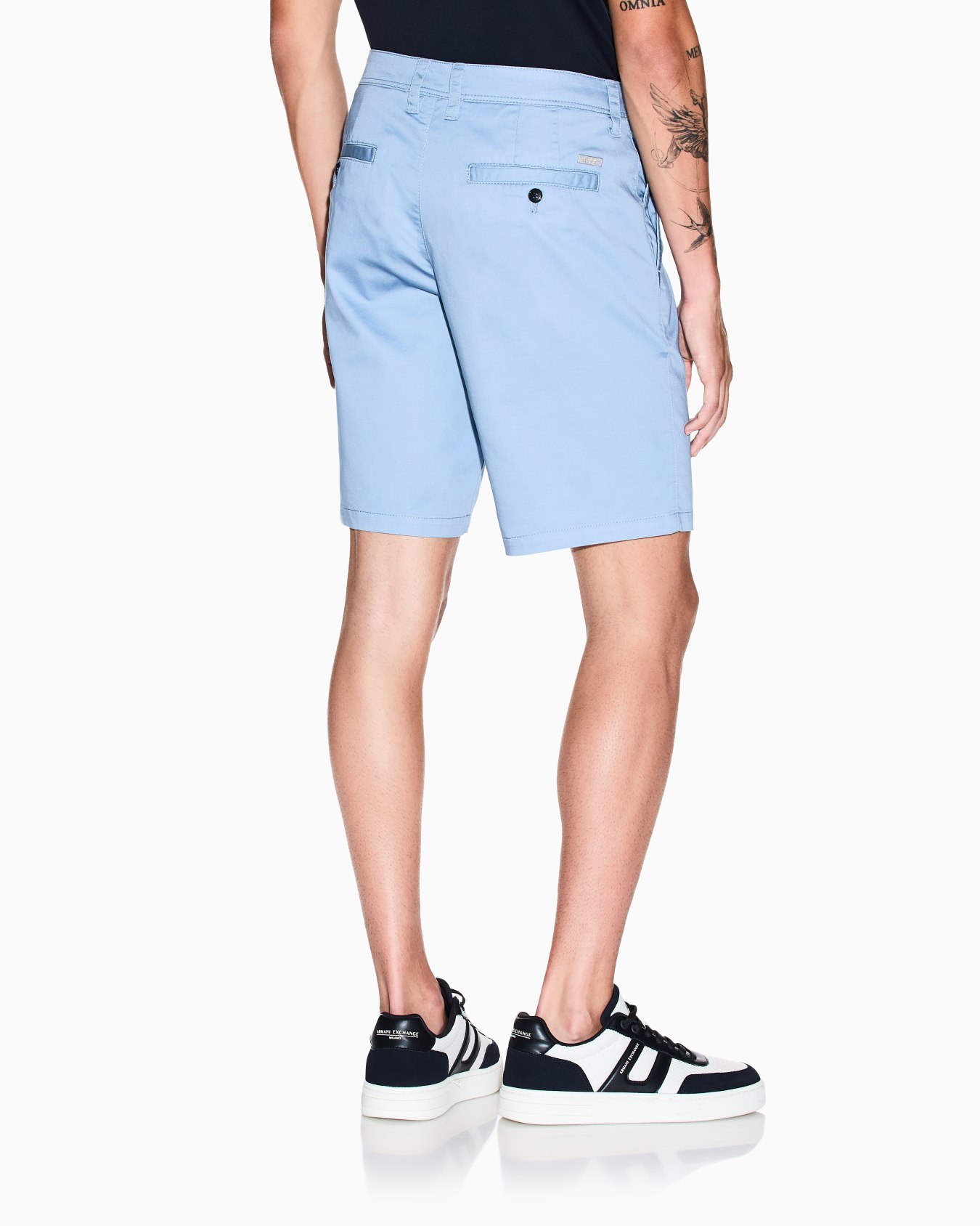 Bermuda shorts in satin stretch fabric Slide 2