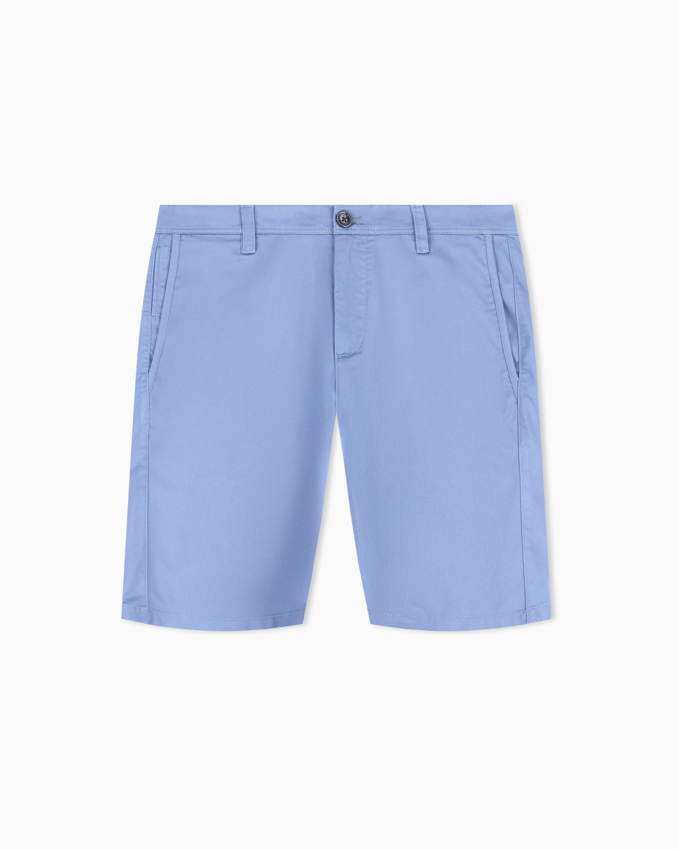 Bermuda shorts in stretch cotton satin Slide 0