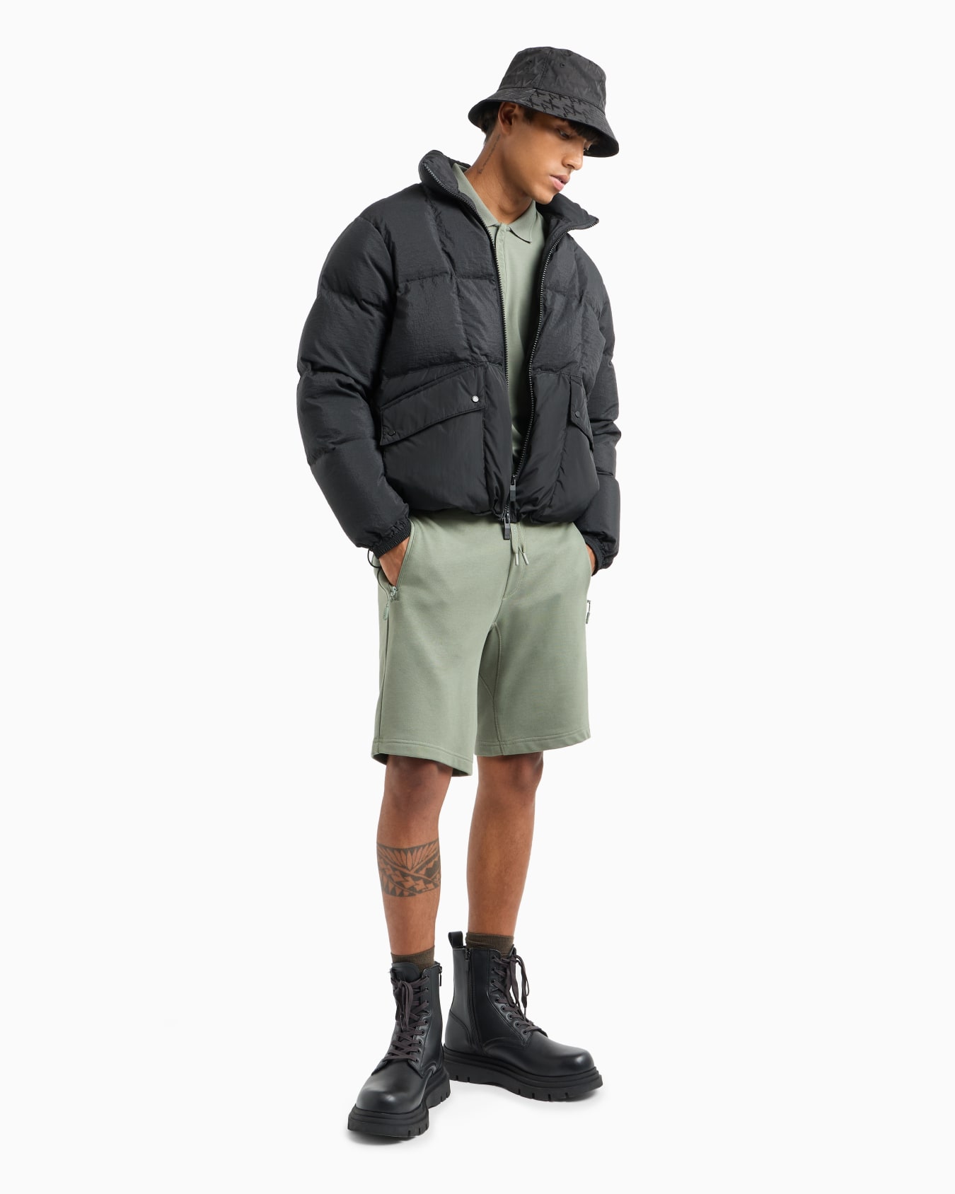 Shorts in french terry Slide 3