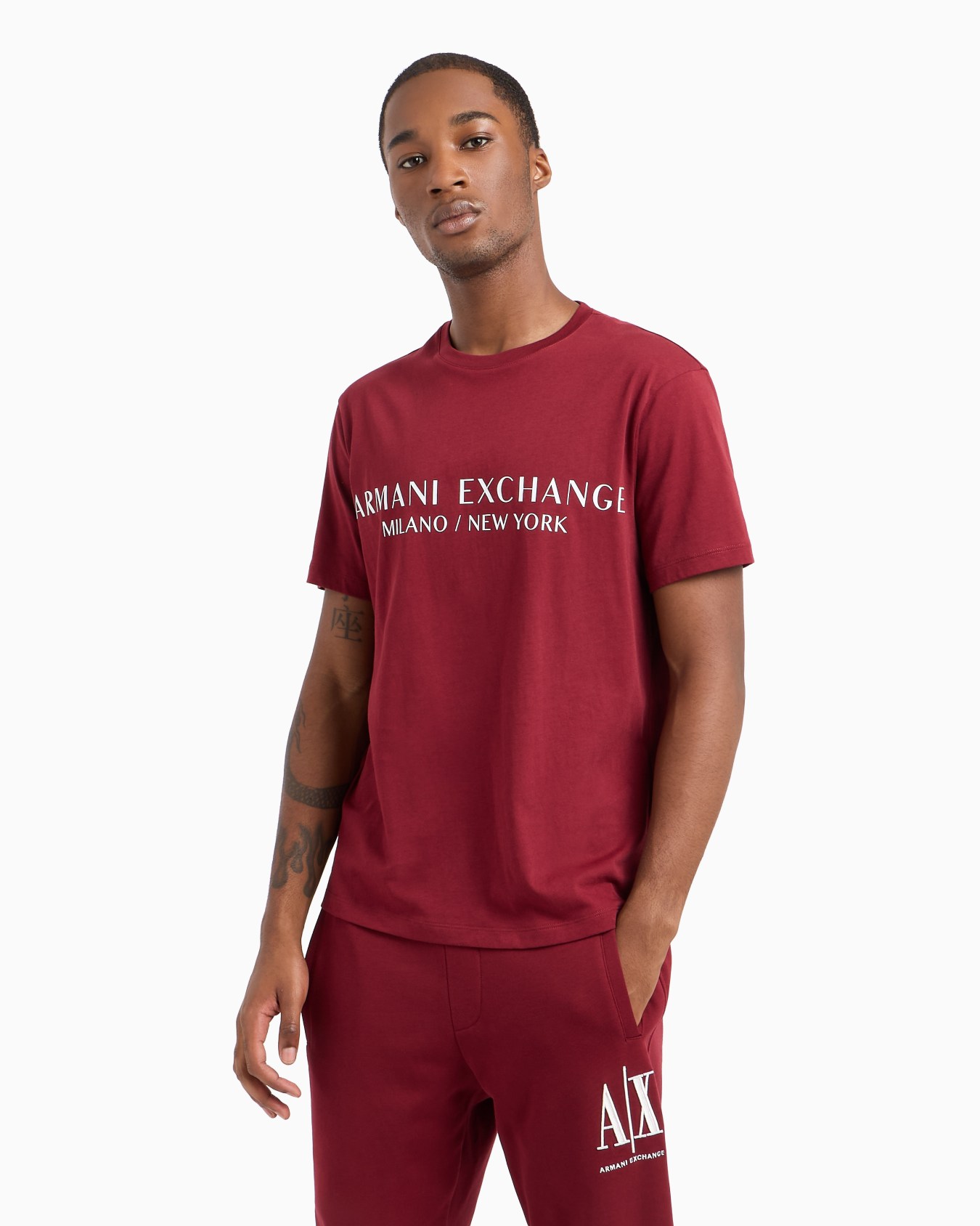 Camiseta de punto slim fit Diapositiva 1