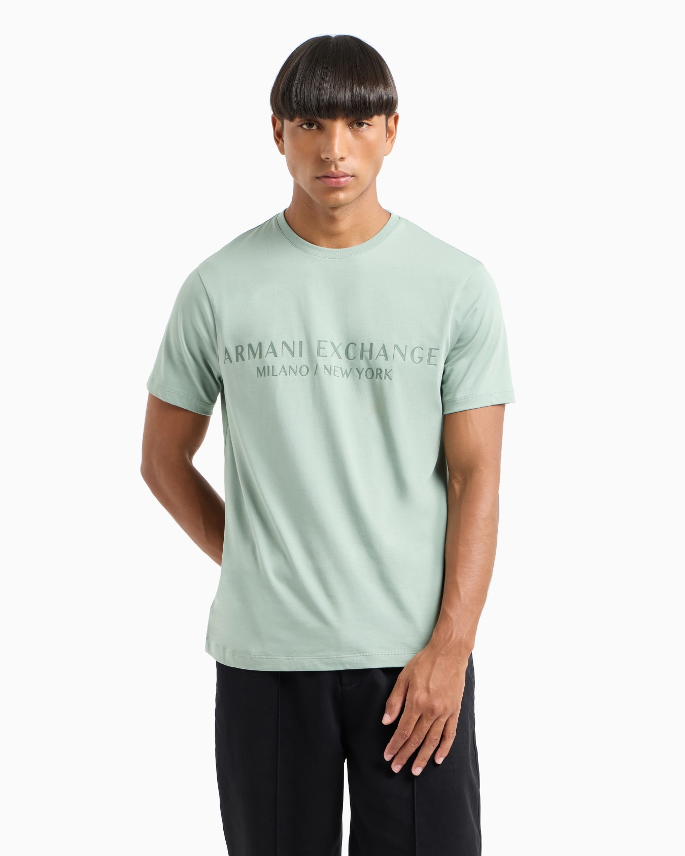 Camiseta de punto slim fit Diapositiva 1