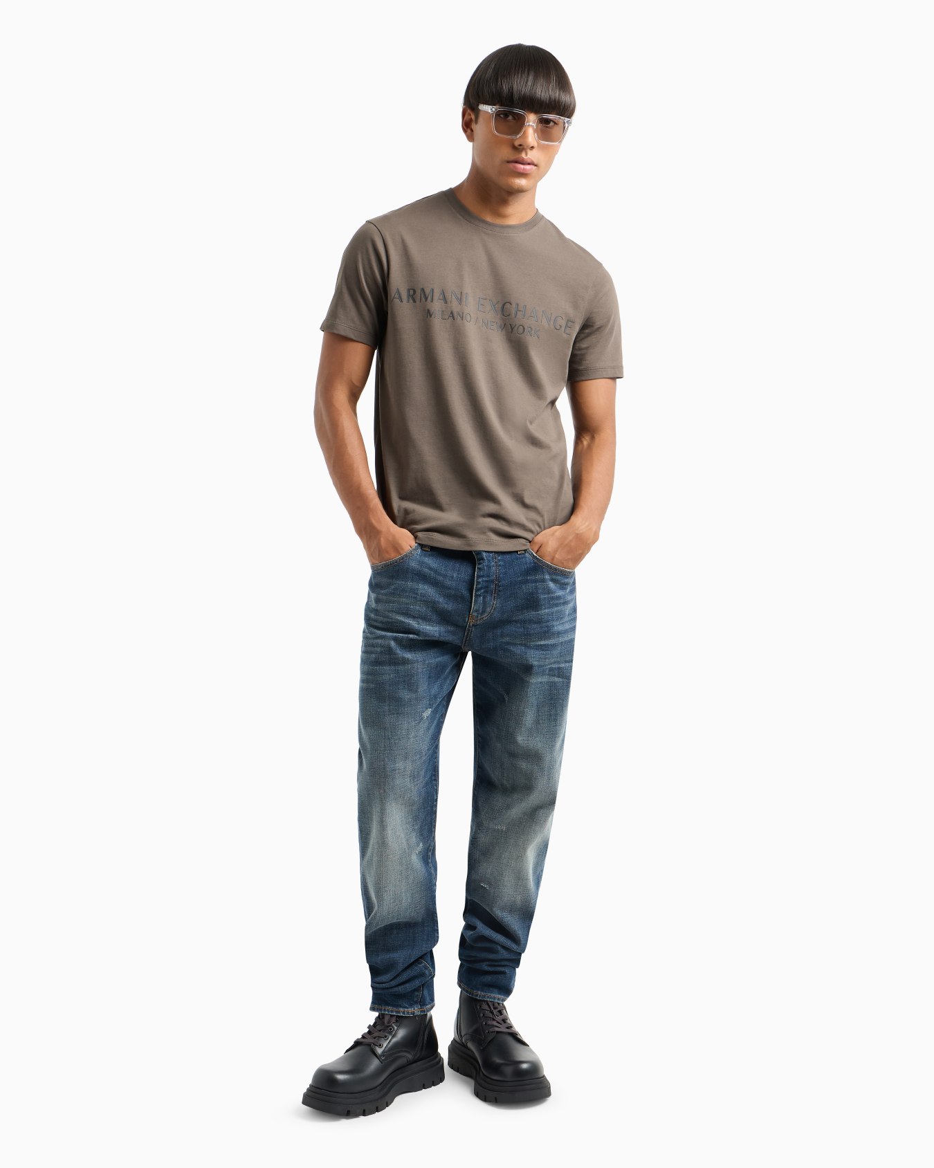 Camiseta de punto slim fit Diapositiva 3