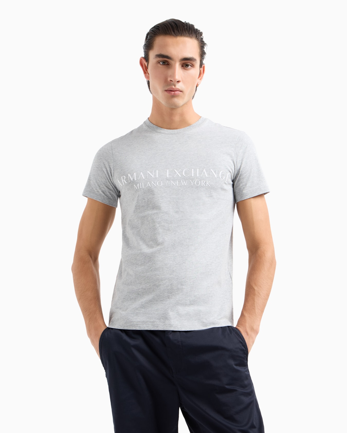 Slim fit T-shirt with logo  Slide 3