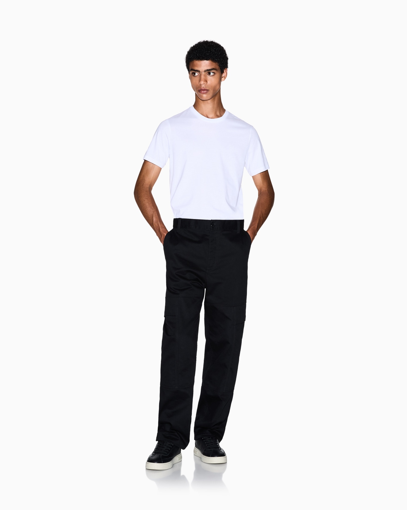 Camiseta slim fit de algodón Pima Diapositiva 1
