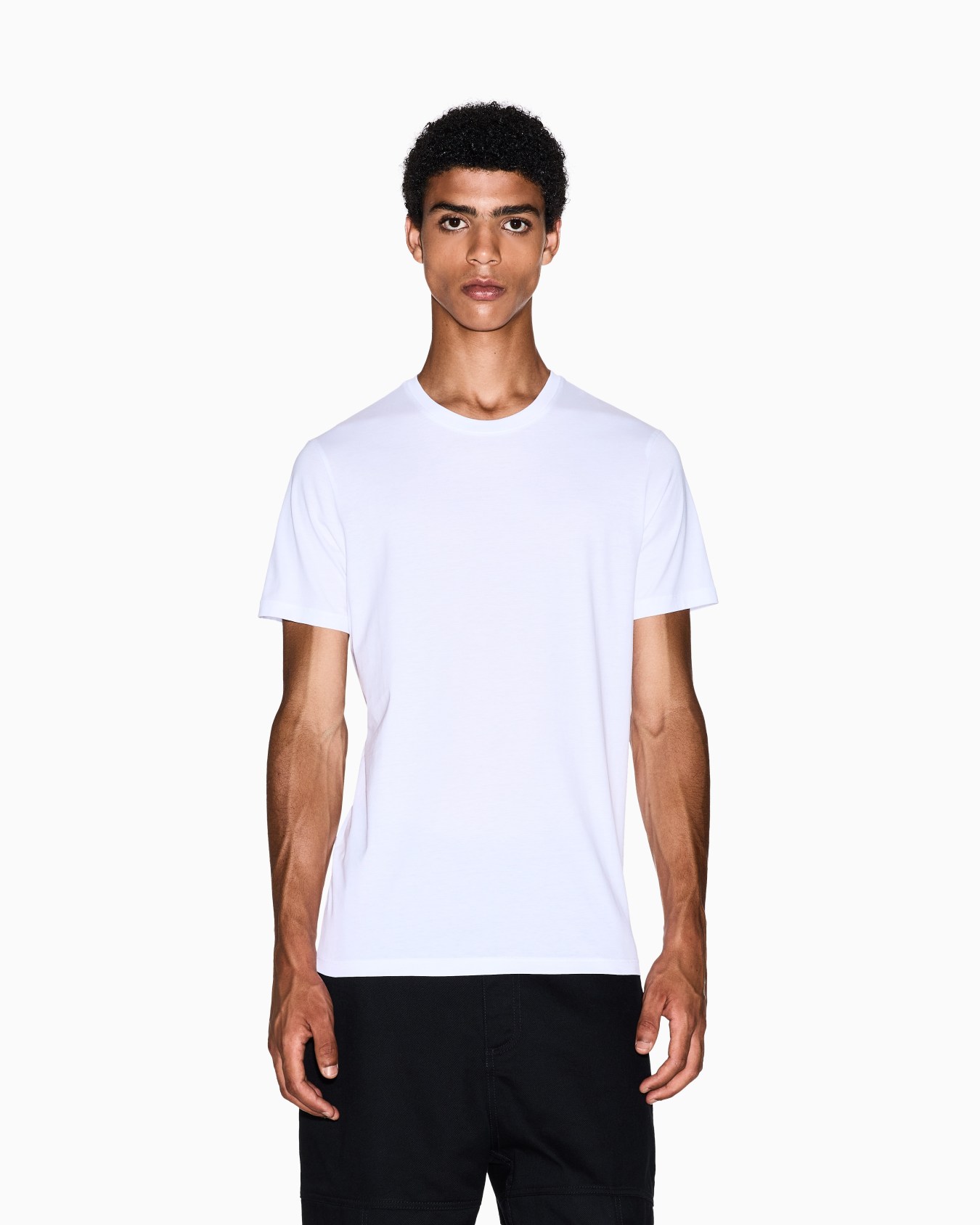 Slim fit Pima cotton T-shirt Slide 3