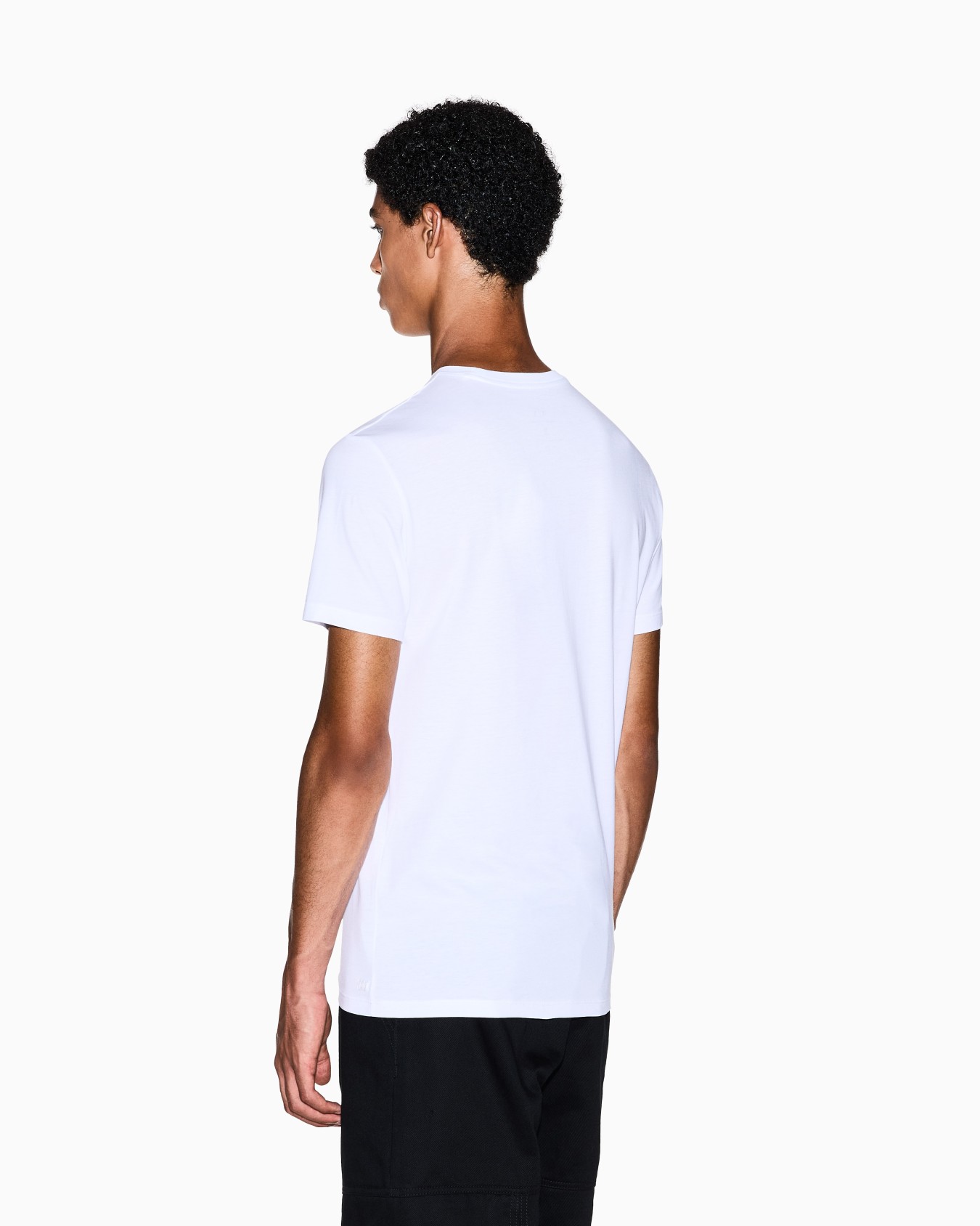 Camiseta slim fit de algodón Pima Diapositiva 2