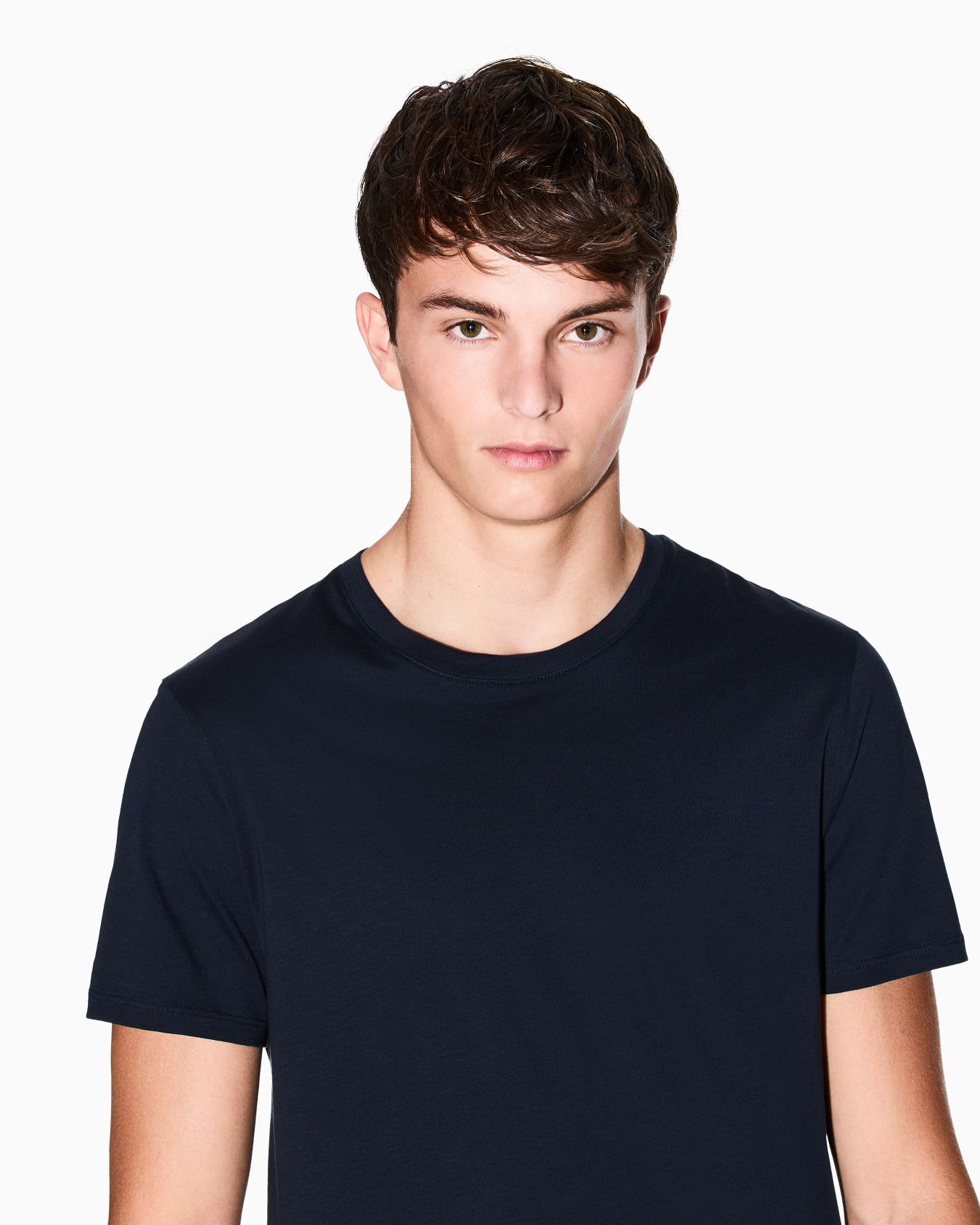 Slim fit Pima cotton T-shirt Slide 4
